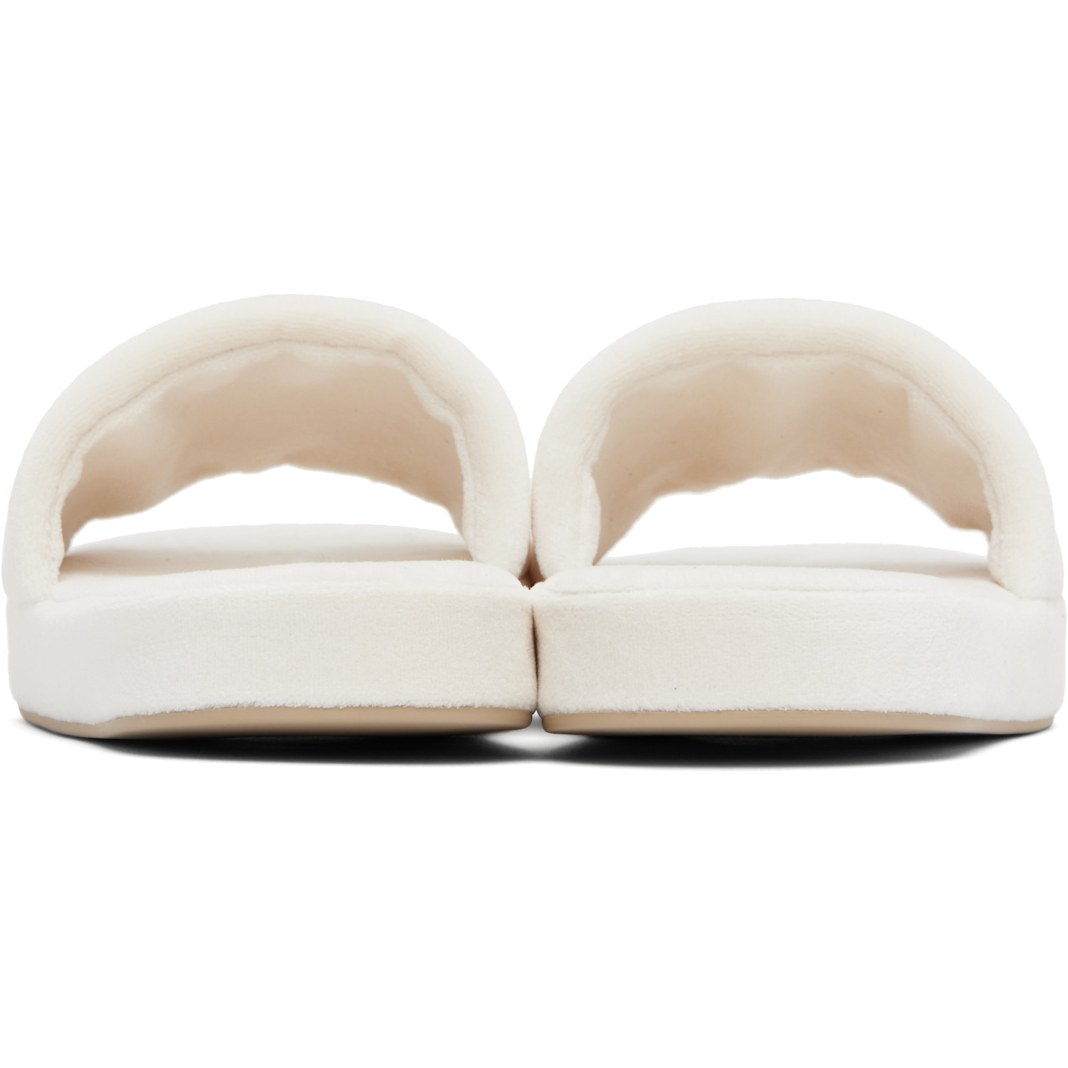  The Row Off-white Pillow Slippers 