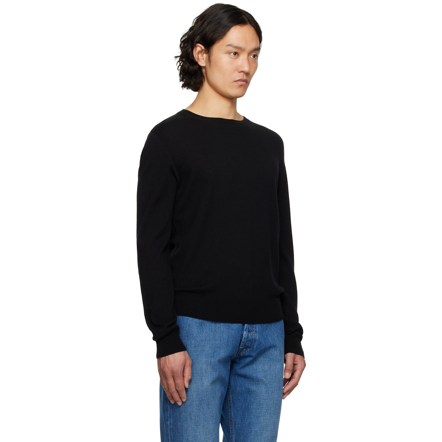  The Row Black Rowley Sweater 