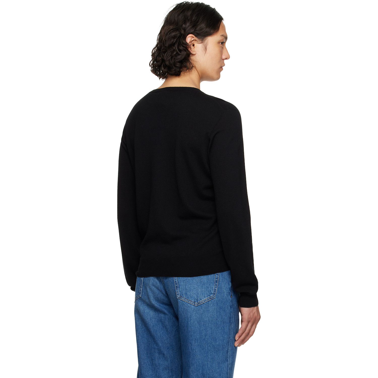 The Row Black Rowley Sweater 