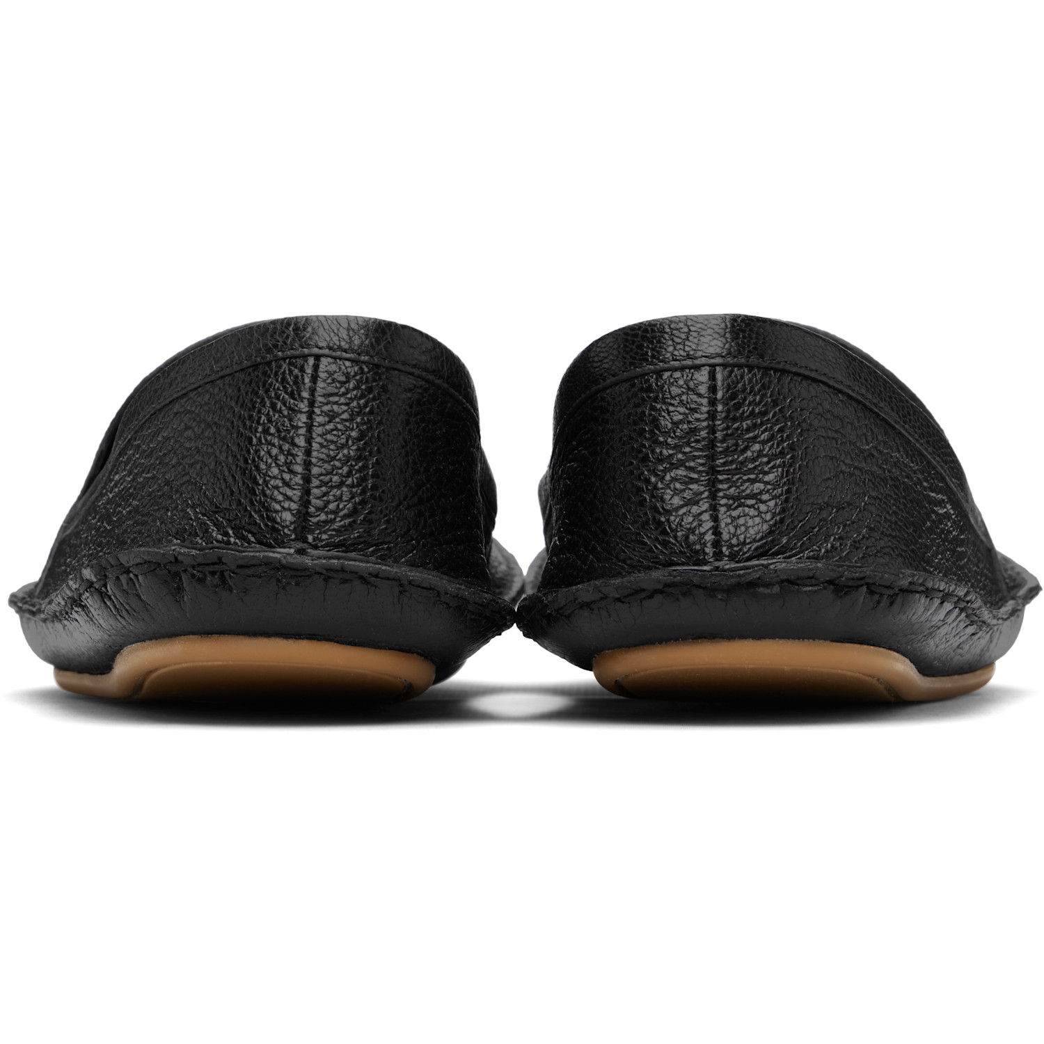  The Row Black Vasko Slip On Loafers 