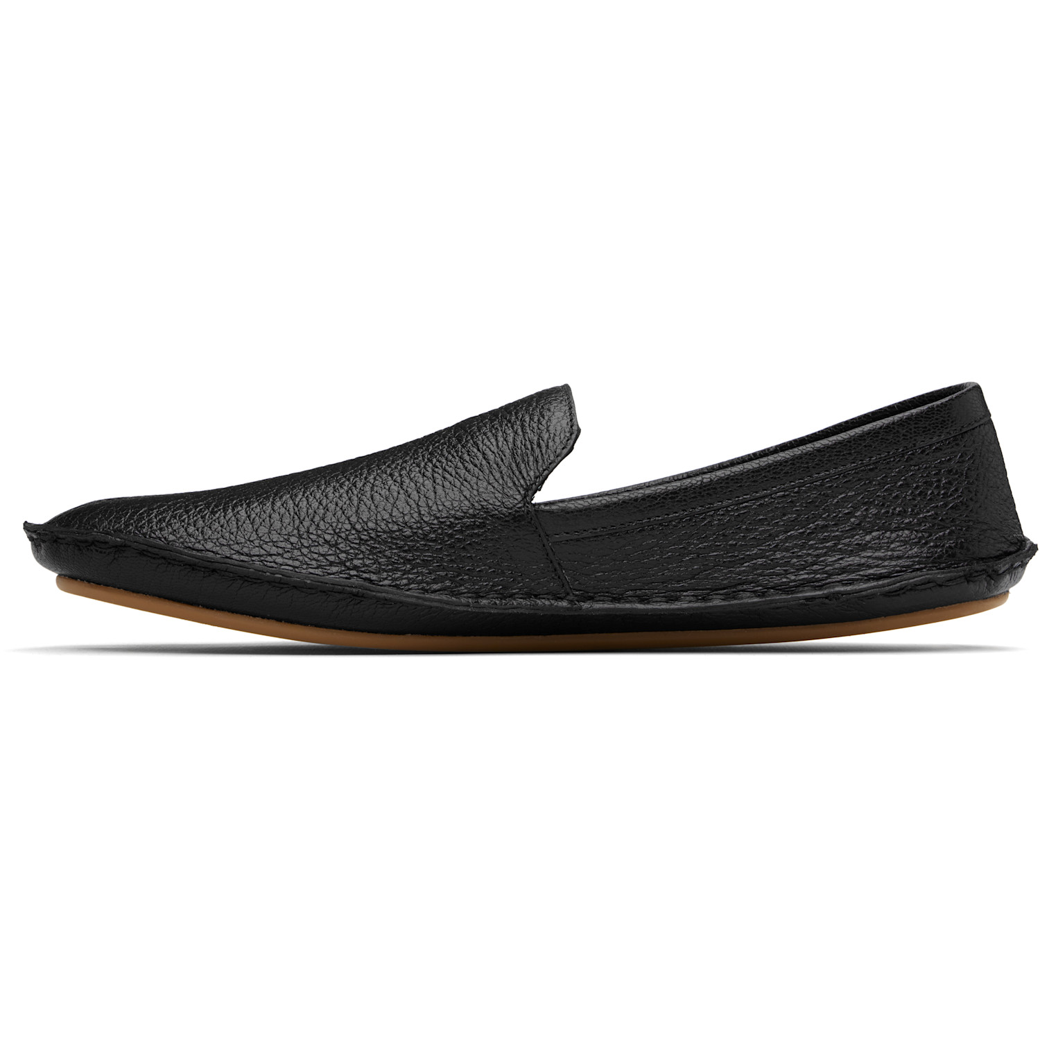  The Row Black Vasko Slip On Loafers 