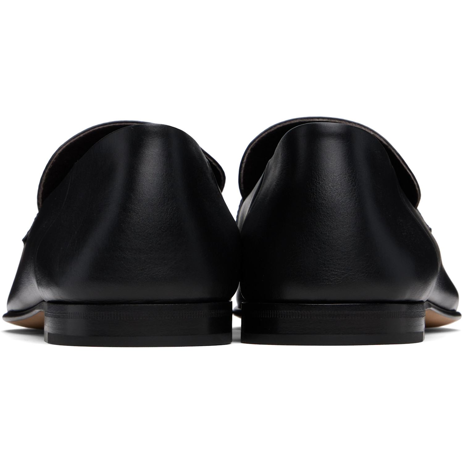  The Row Black Classic Loafers 