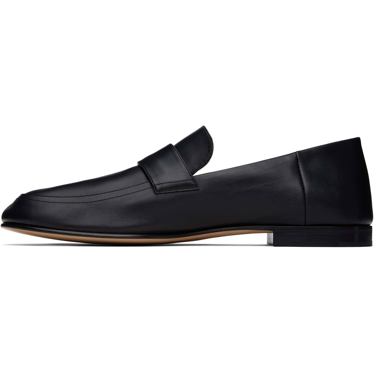  The Row Black Classic Loafers 