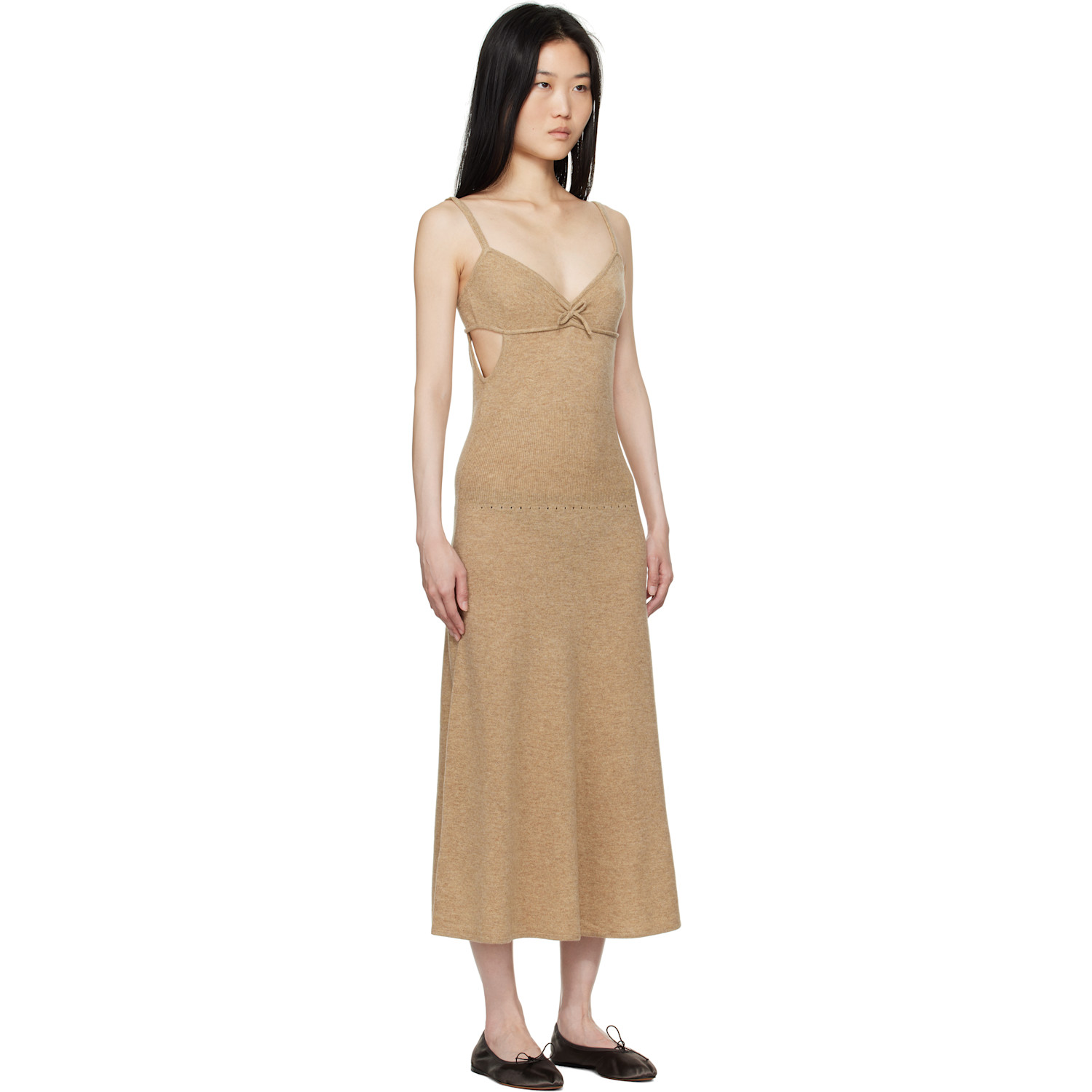  The Garment Beige Como Bra Maxi Dress 