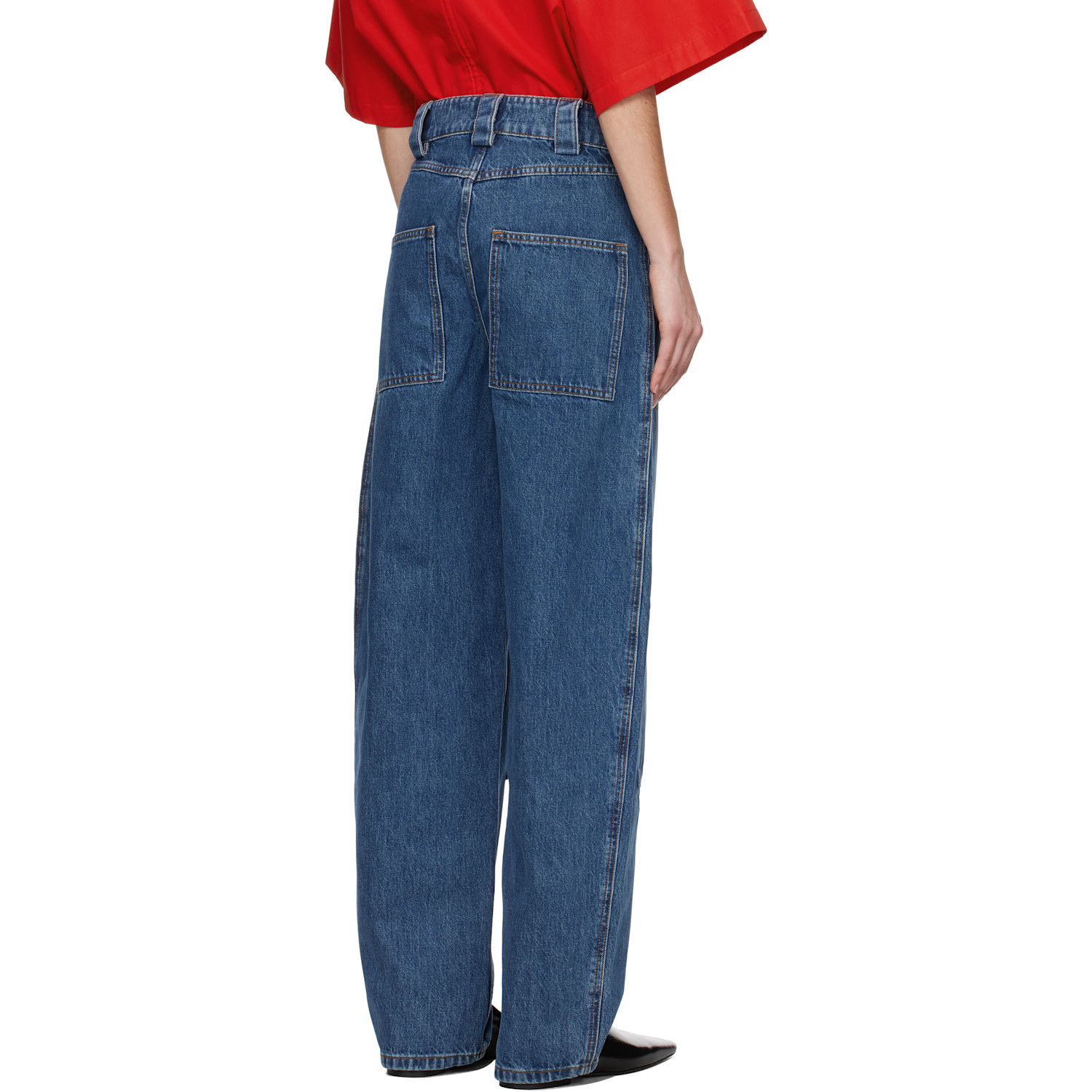 Co Blue Patch Pocket Jeans 