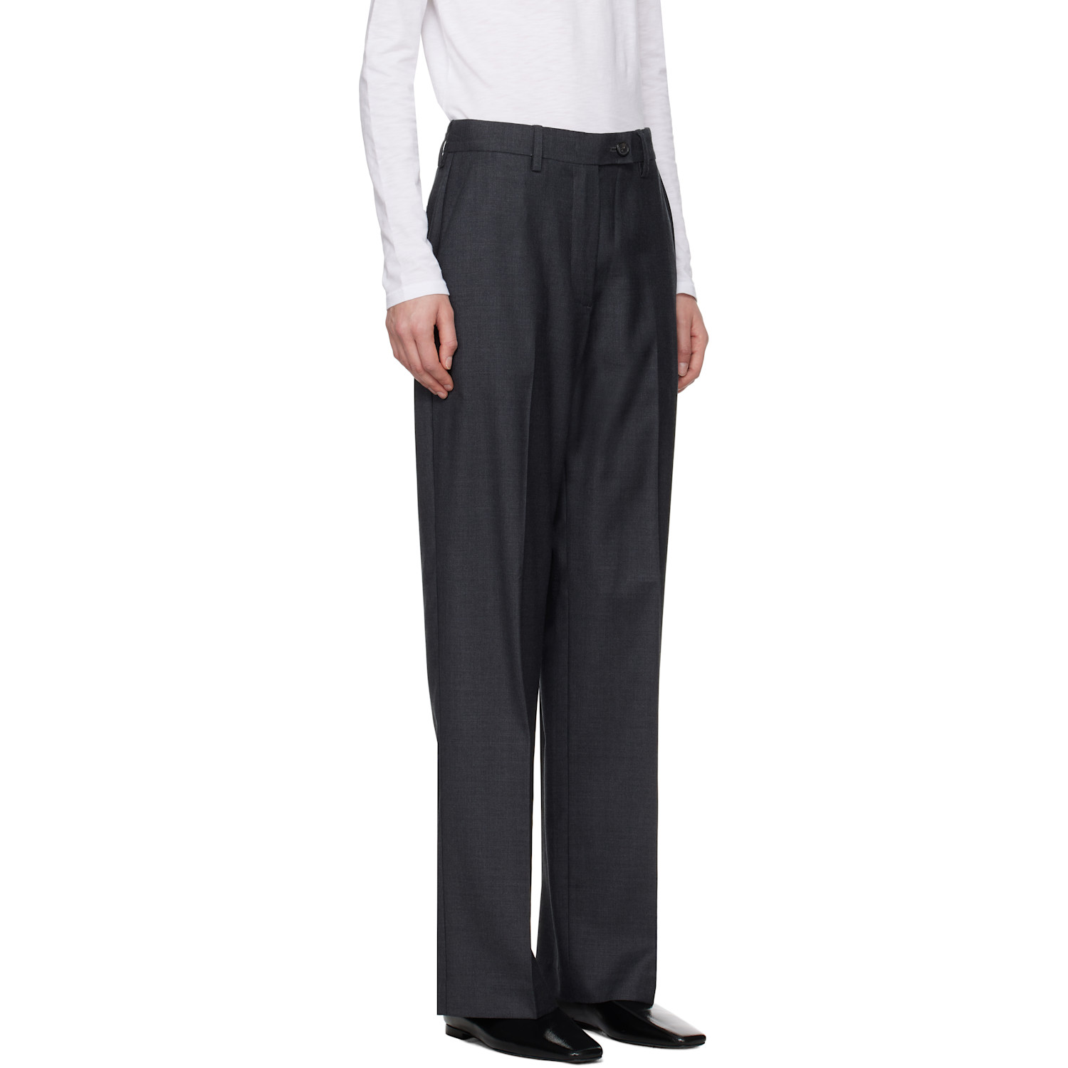  Co Gray Drop Waist Trousers 