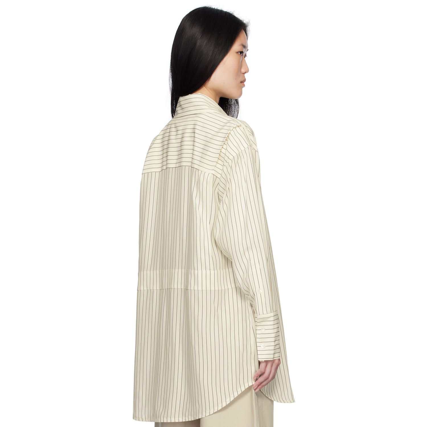  Co Off-white Striped Button Down Shirt 