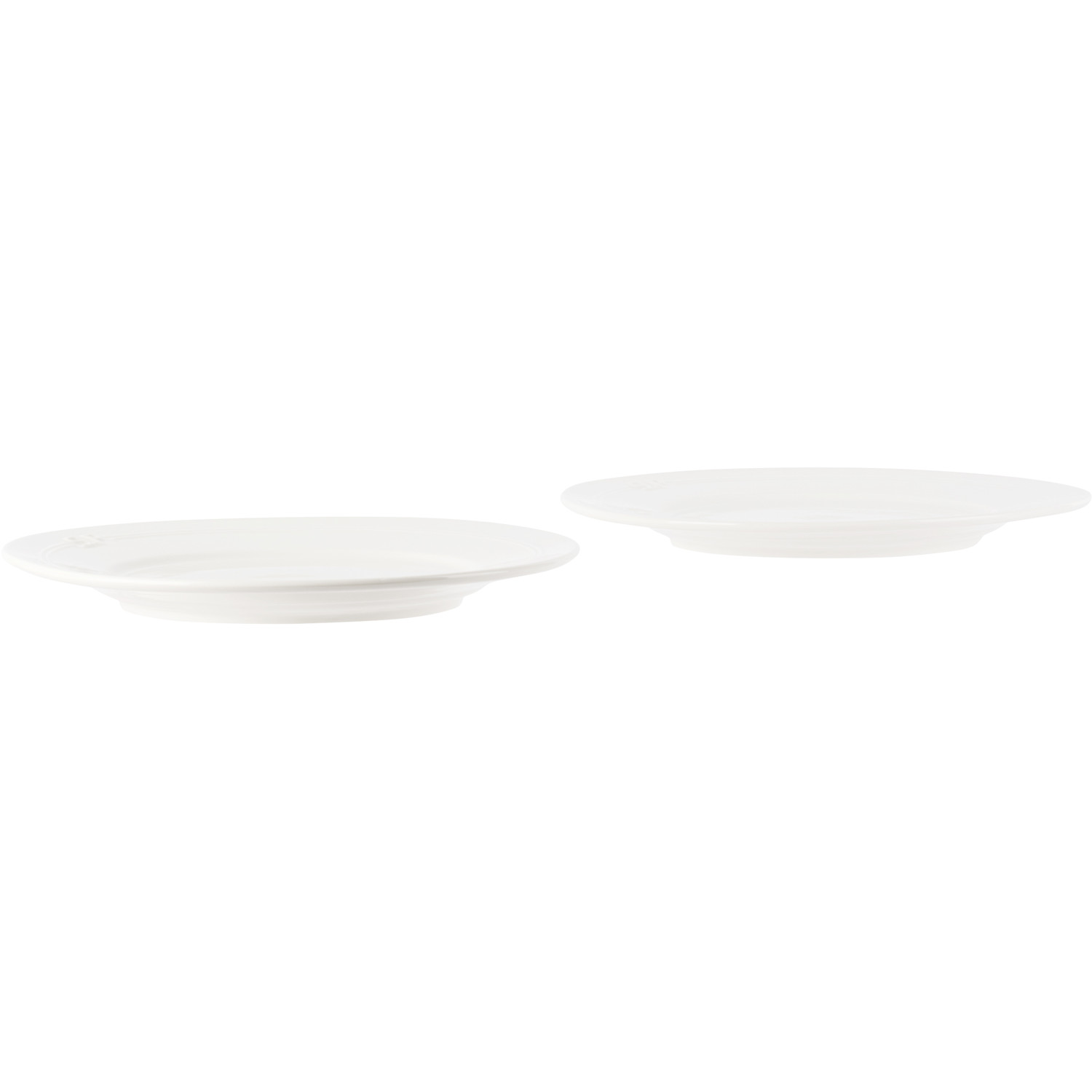  Service Projects White Métier Sp Embossed Dinner Plate Set 
