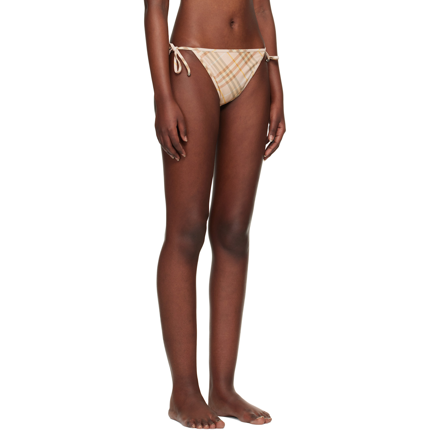  Burberry Beige Check Bikini Bottom 