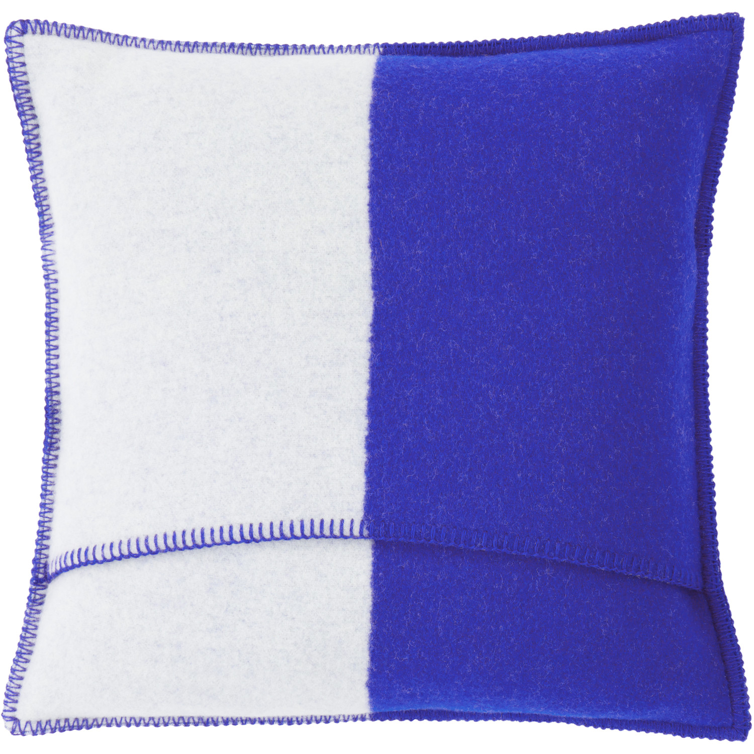  Burberry Navy & White Ekd Wool Cushion 