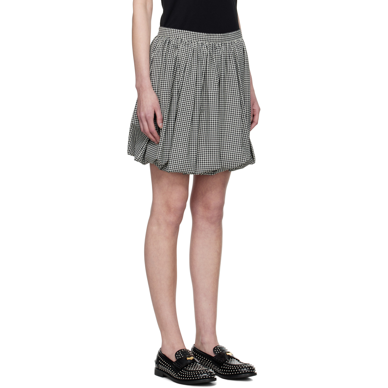  Marni Black & White Balloon Miniskirt 
