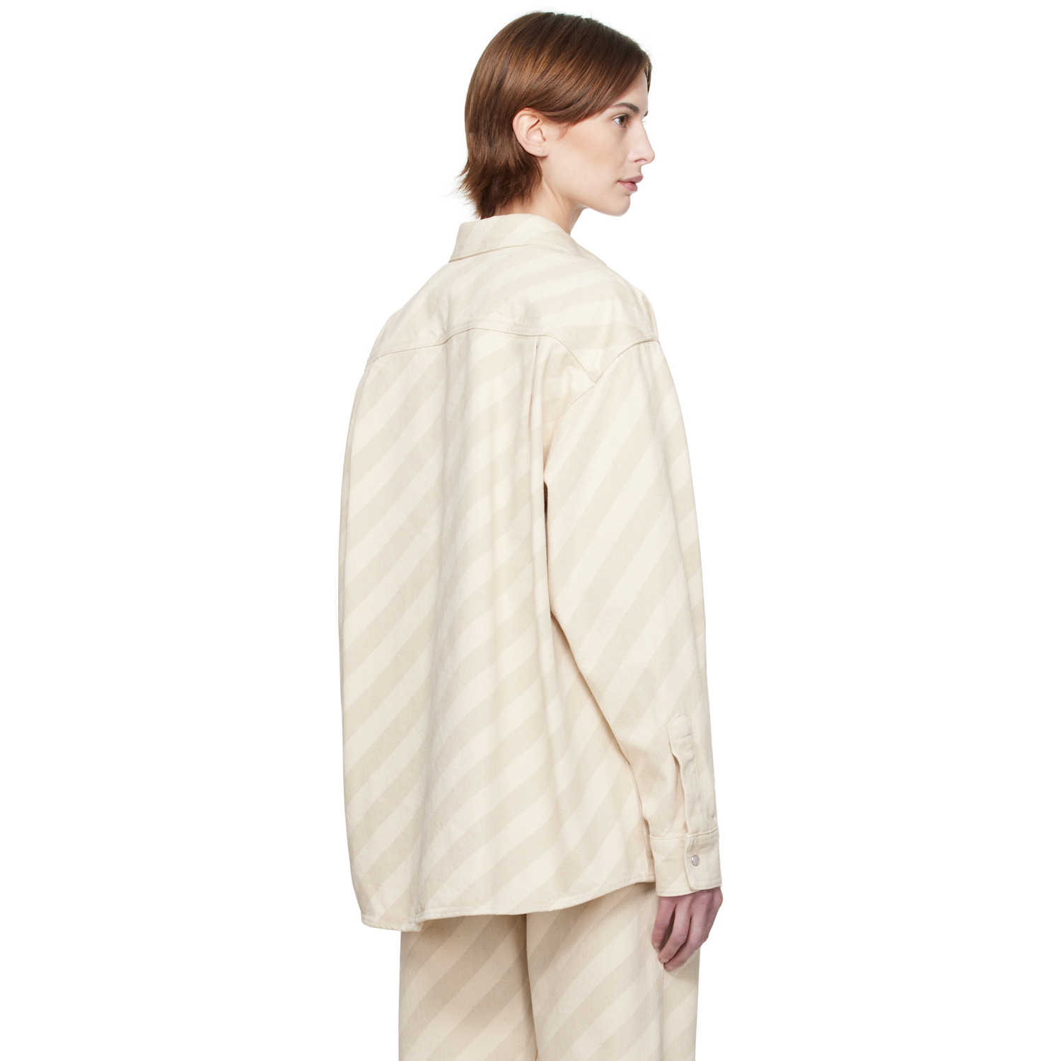  Marni Beige Boxy Denim Shirt 