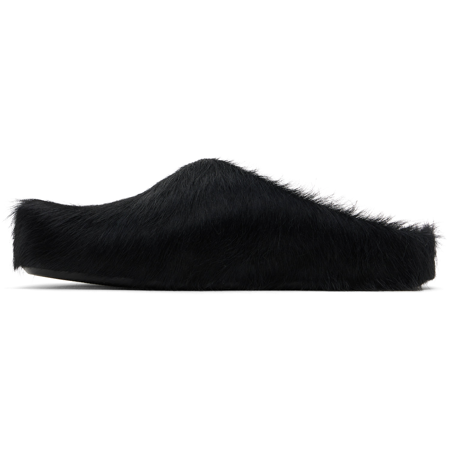  Marni Black Fussbett Sabot Slip-on Loafers 