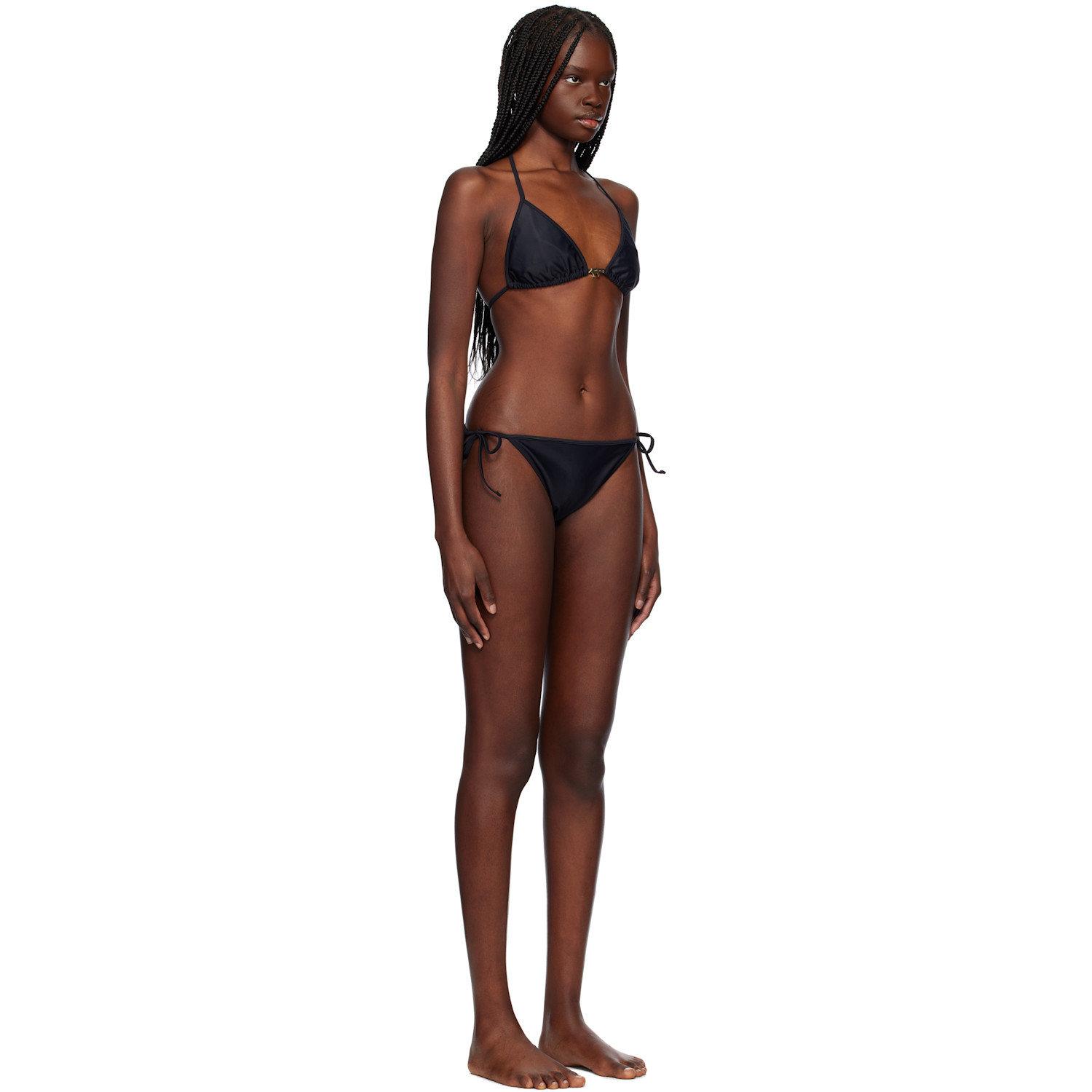  Maison Kitsuné Black Baby Fox Bikini 