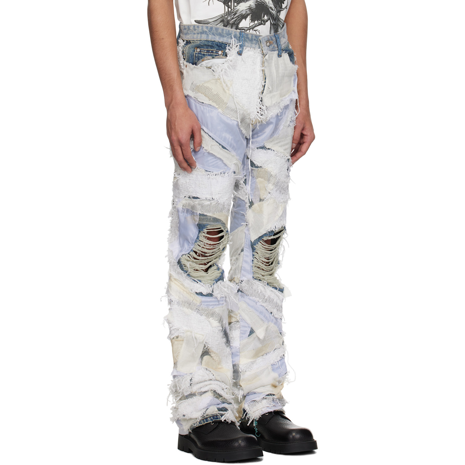  Who Decides War White Beach Sand Jeans 