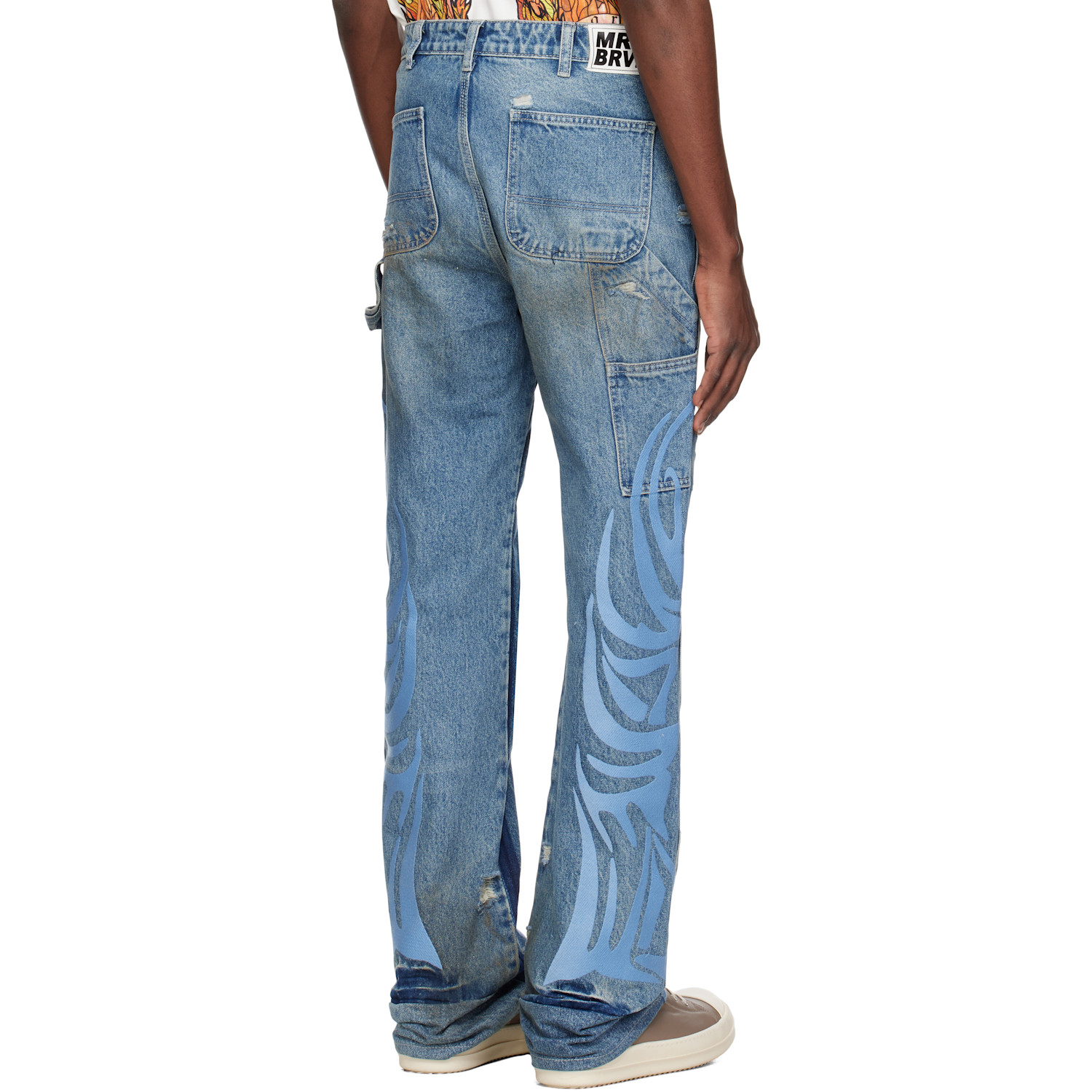  Who Decides War Blue 'wdw' Winged Carpenter Jeans 
