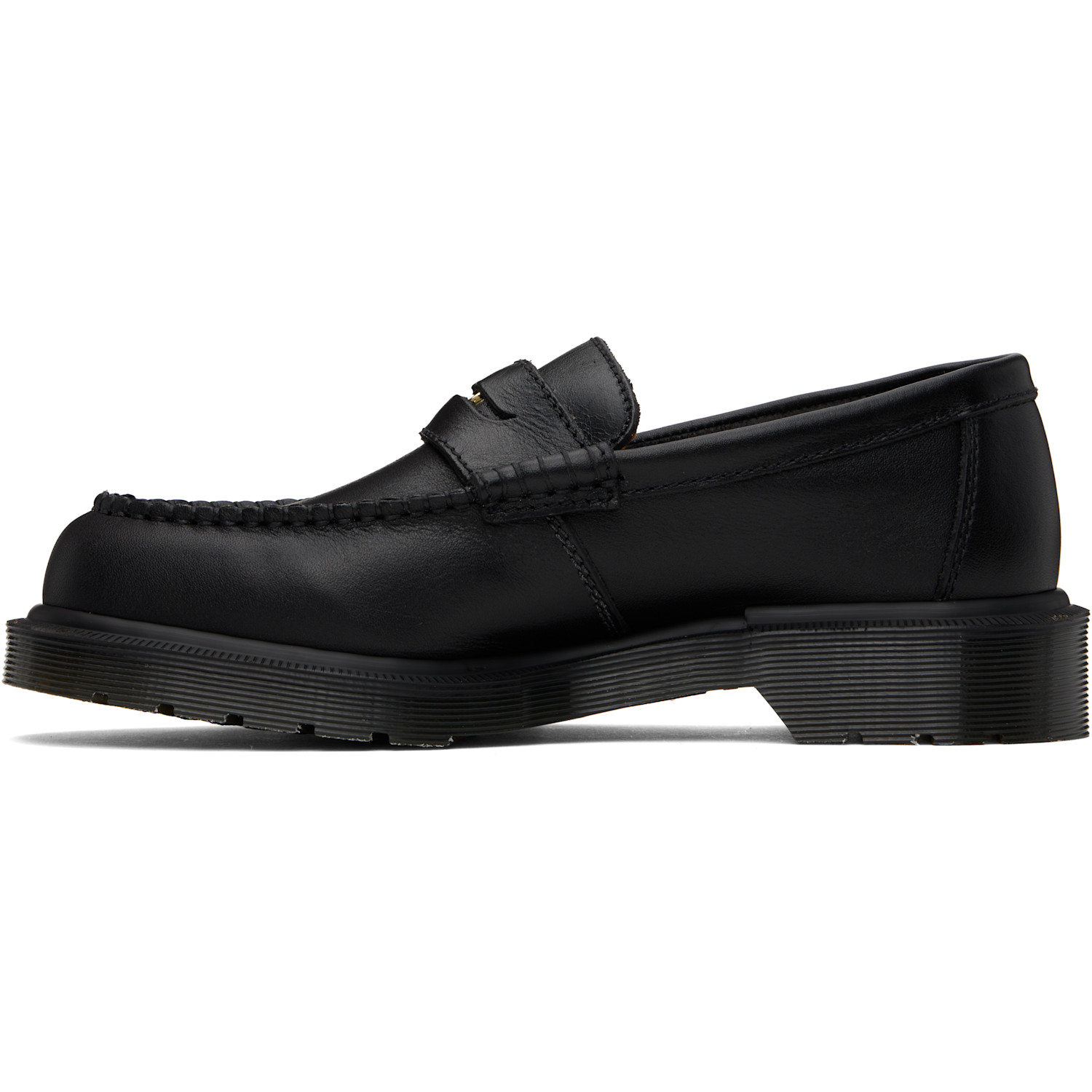  Dr. Martens Black Penton Leather Loafers 