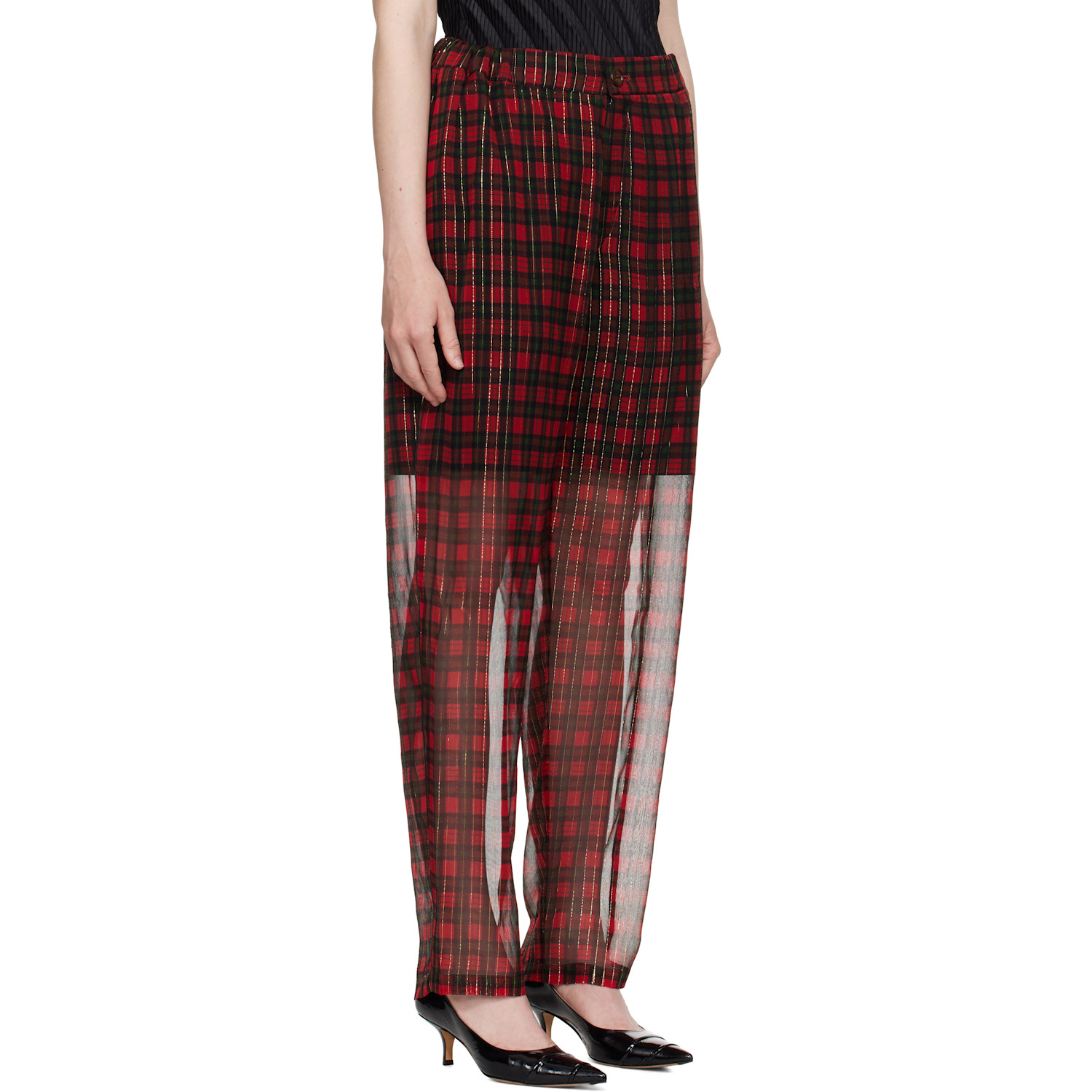  Undercover Red Uc1e1507 Trousers 