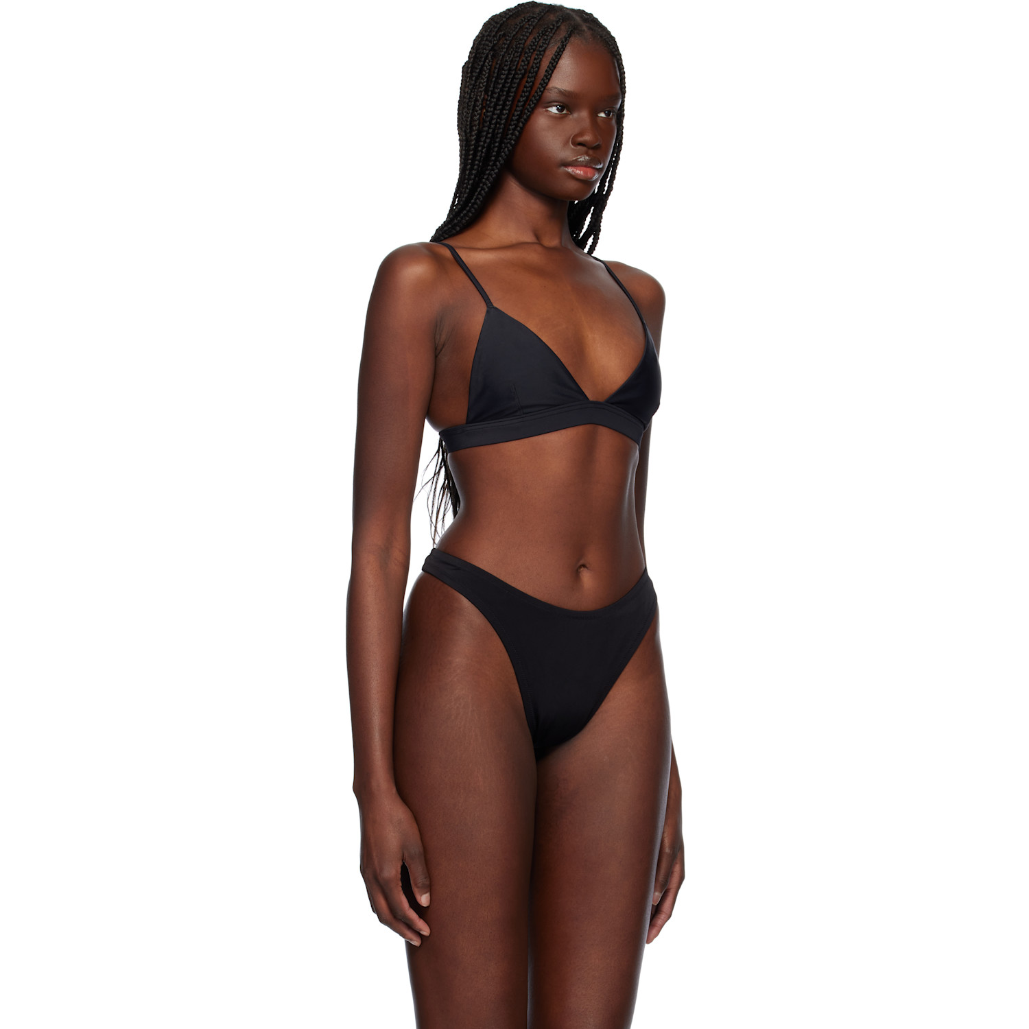  Cdlp Black Triangle Bikini Top 