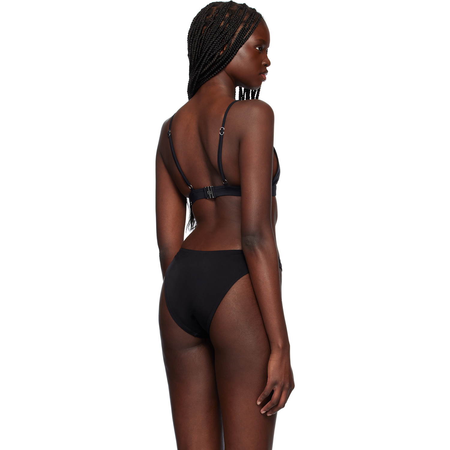  Cdlp Haut De Bikini Triangle Noir 