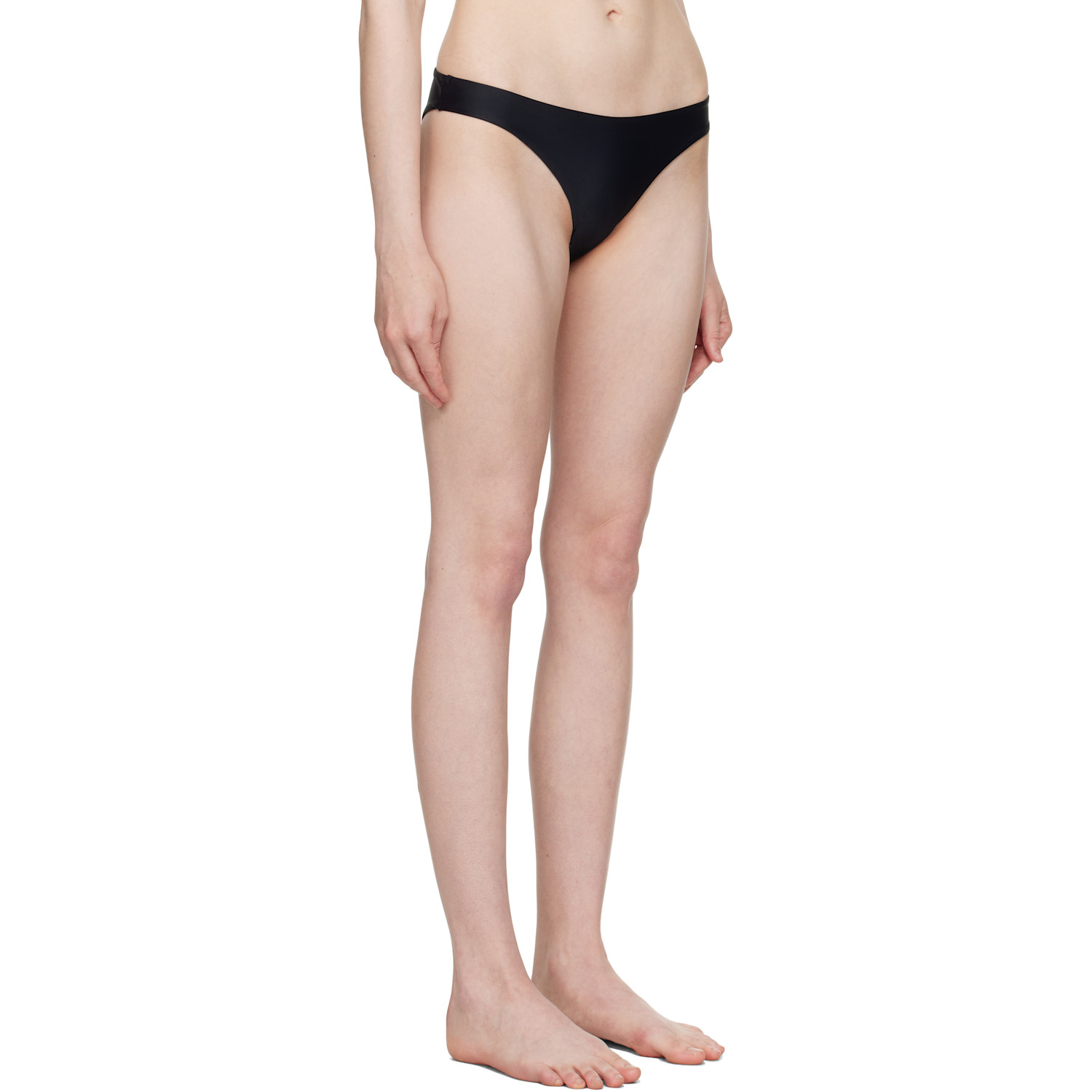  Cdlp Black Quick-drying Bikini Bottom 