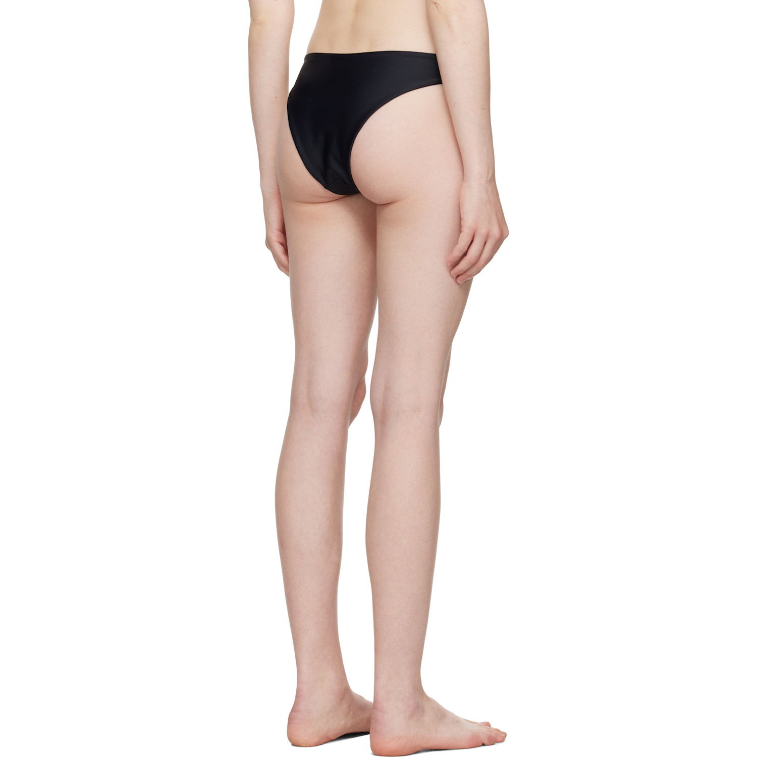  Cdlp Black Quick-drying Bikini Bottom 