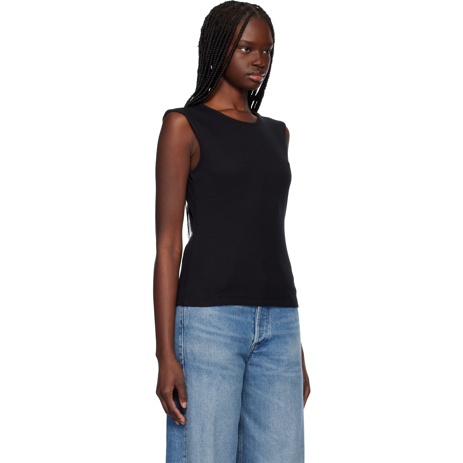  Cdlp Black Rib Vest T-shirt 