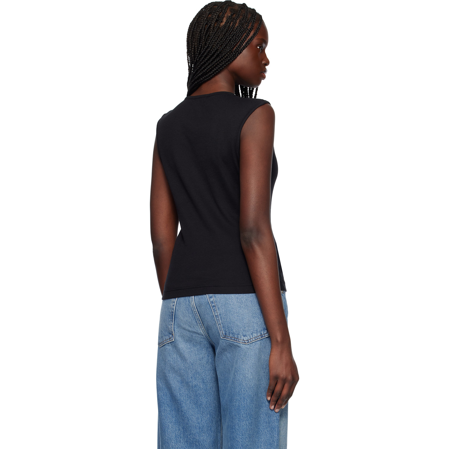  Cdlp Black Rib Vest T-shirt 