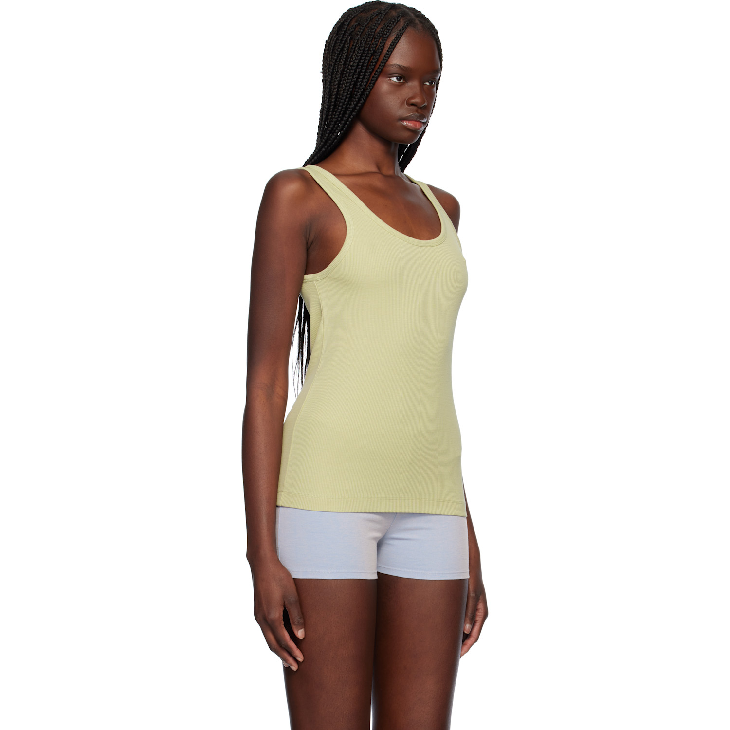  Cdlp Khaki Rib Tank Top 