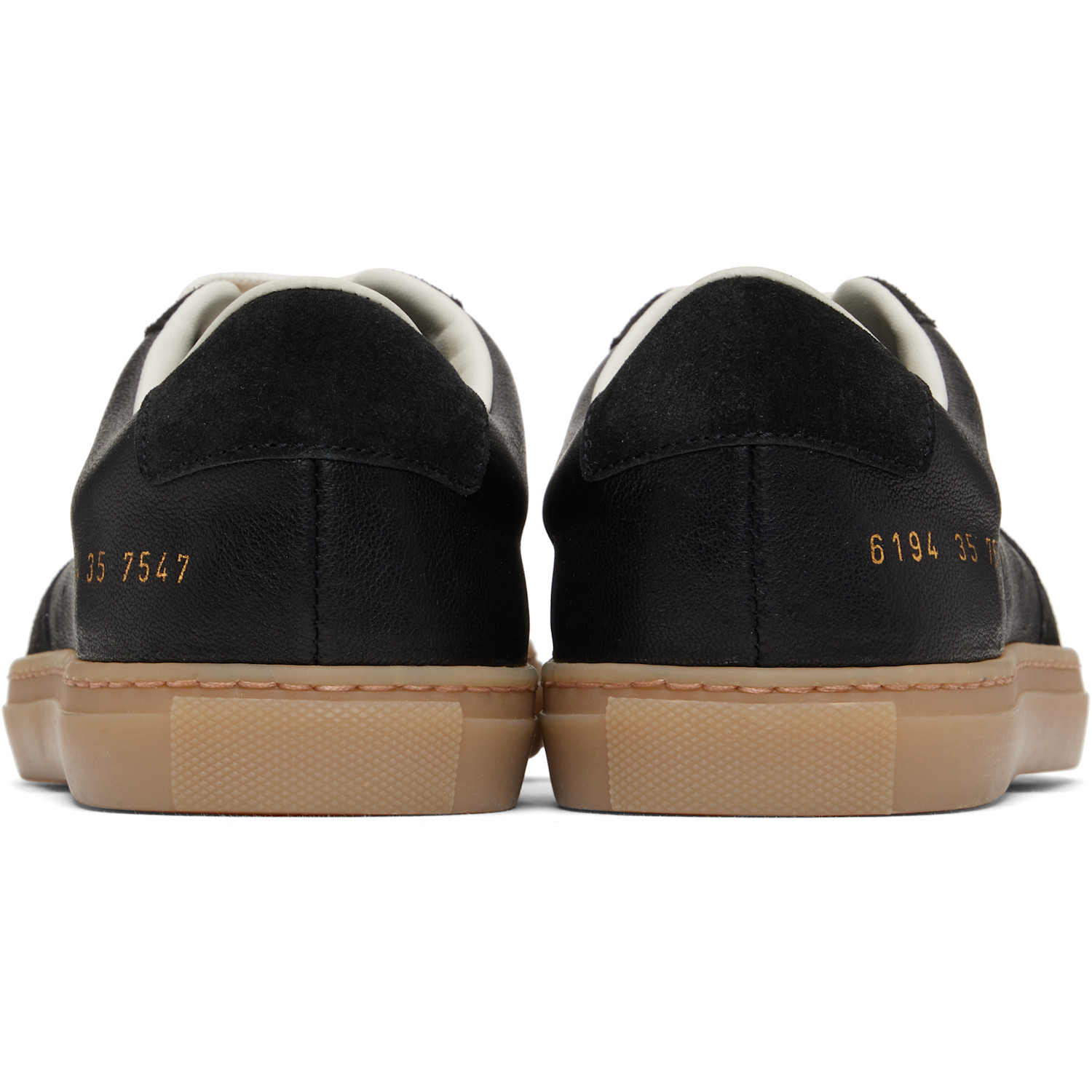  Common Projects Black Bball Duo Slim Sneakers 