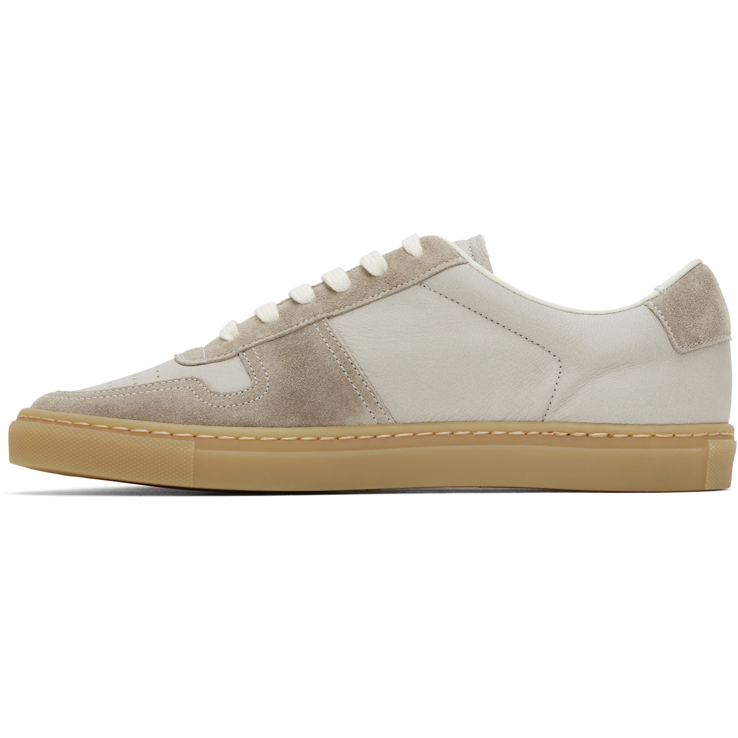  Common Projects Gray Bball Duo Slim Sneakers 