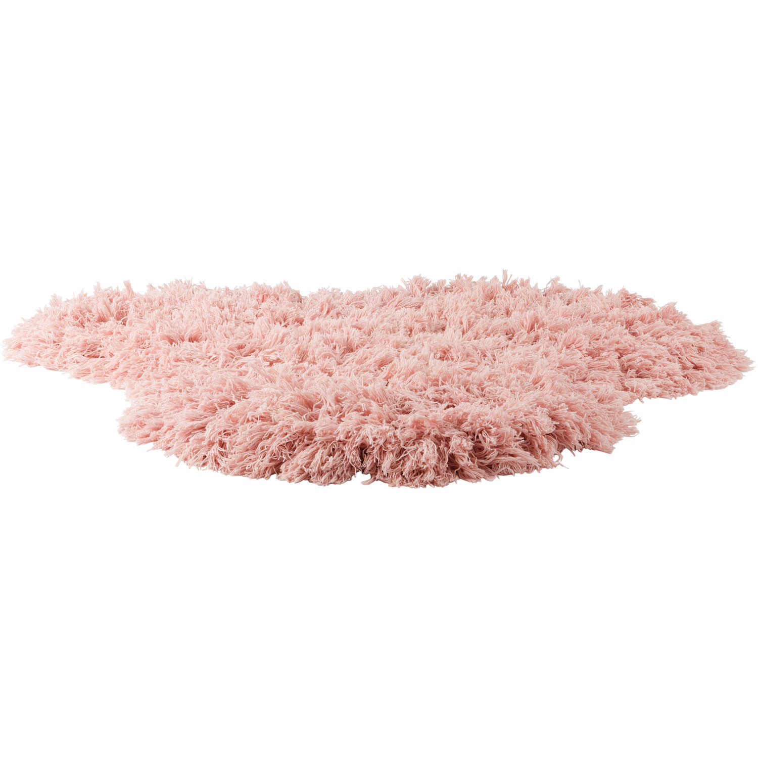  Mush Studios Ssense Exclusive Pink Poof Shag Rug 
