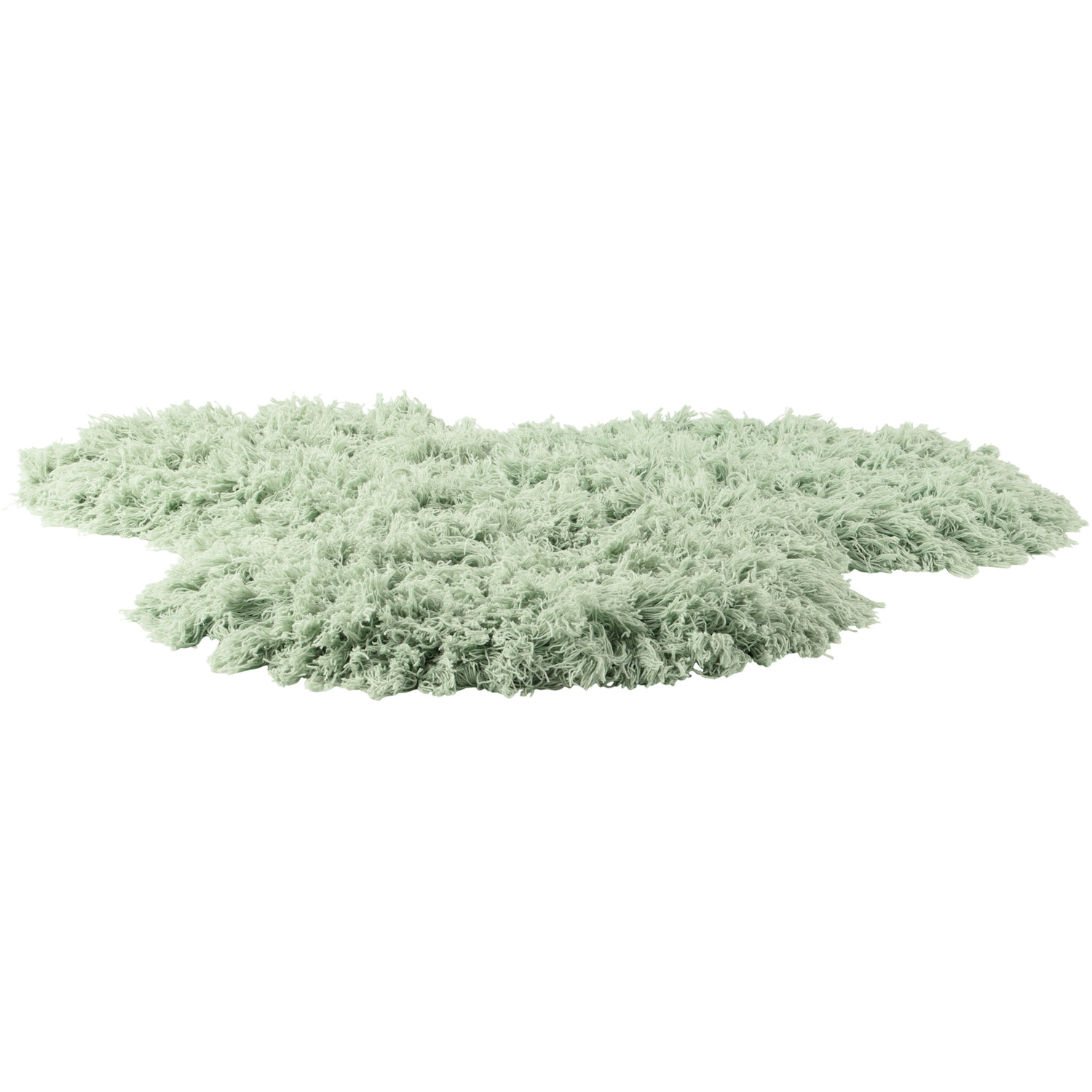  Mush Studios Ssense Exclusive Blue Poof Shag Rug 