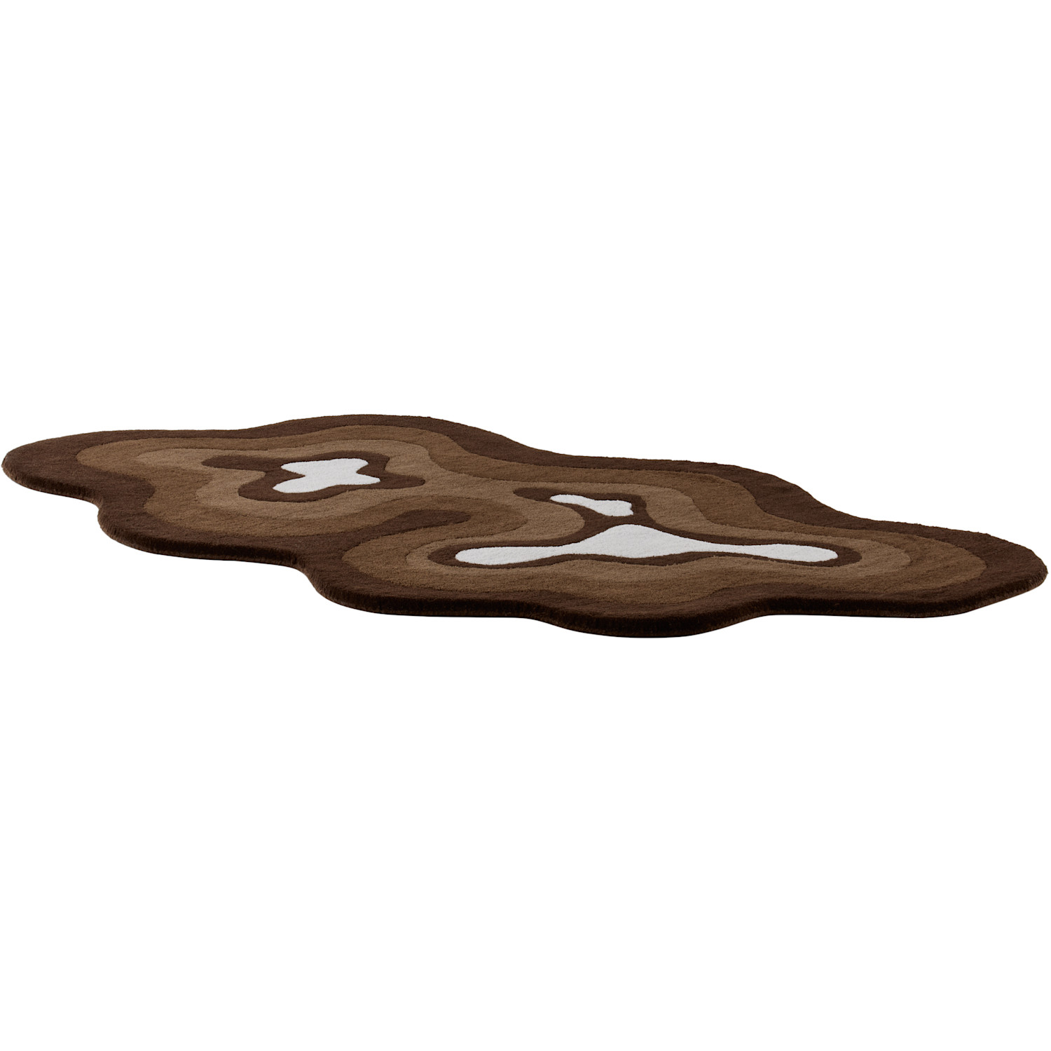  Mush Studios Brown Bur Rug 