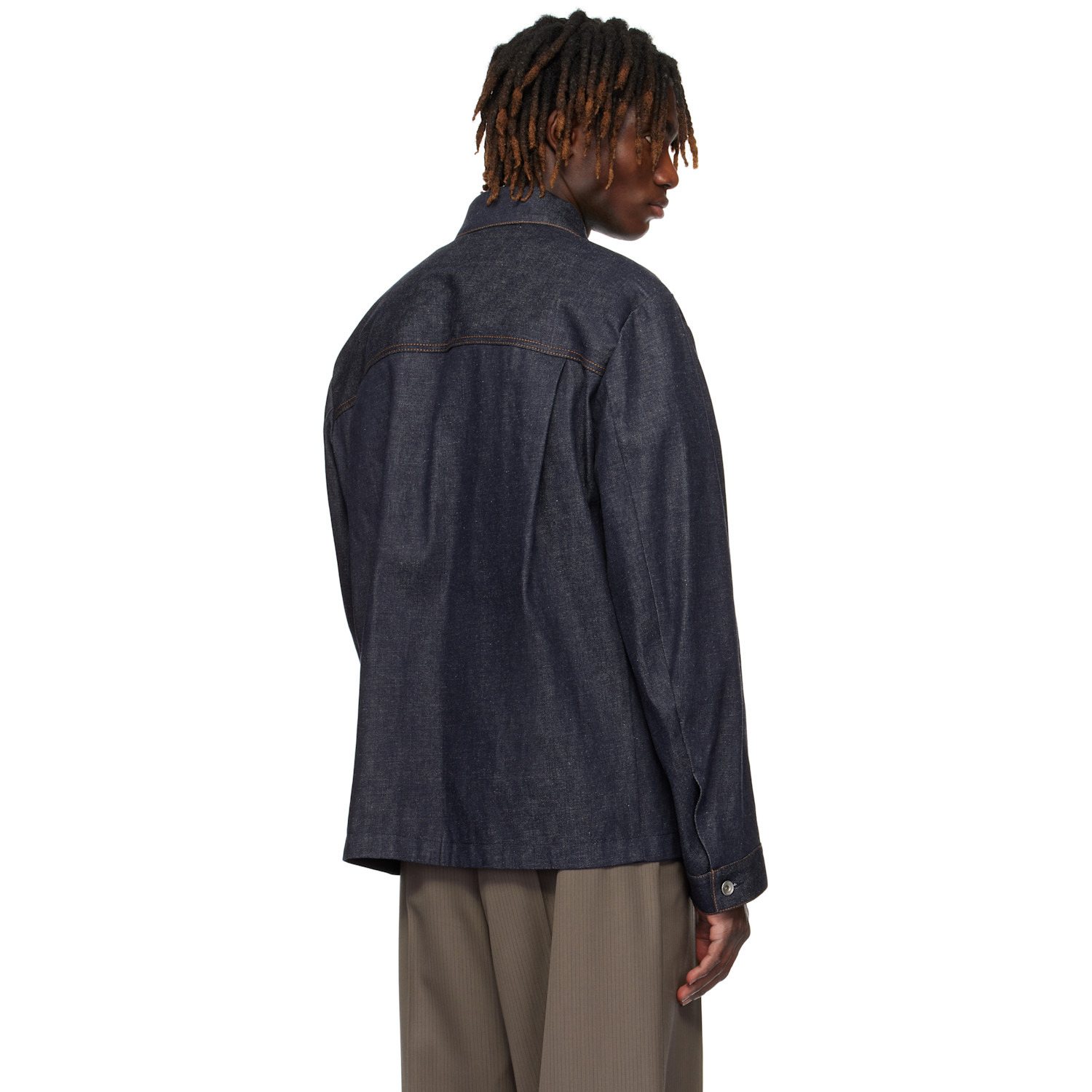 Sacai Indigo Flap Pocket Denim Jacket 