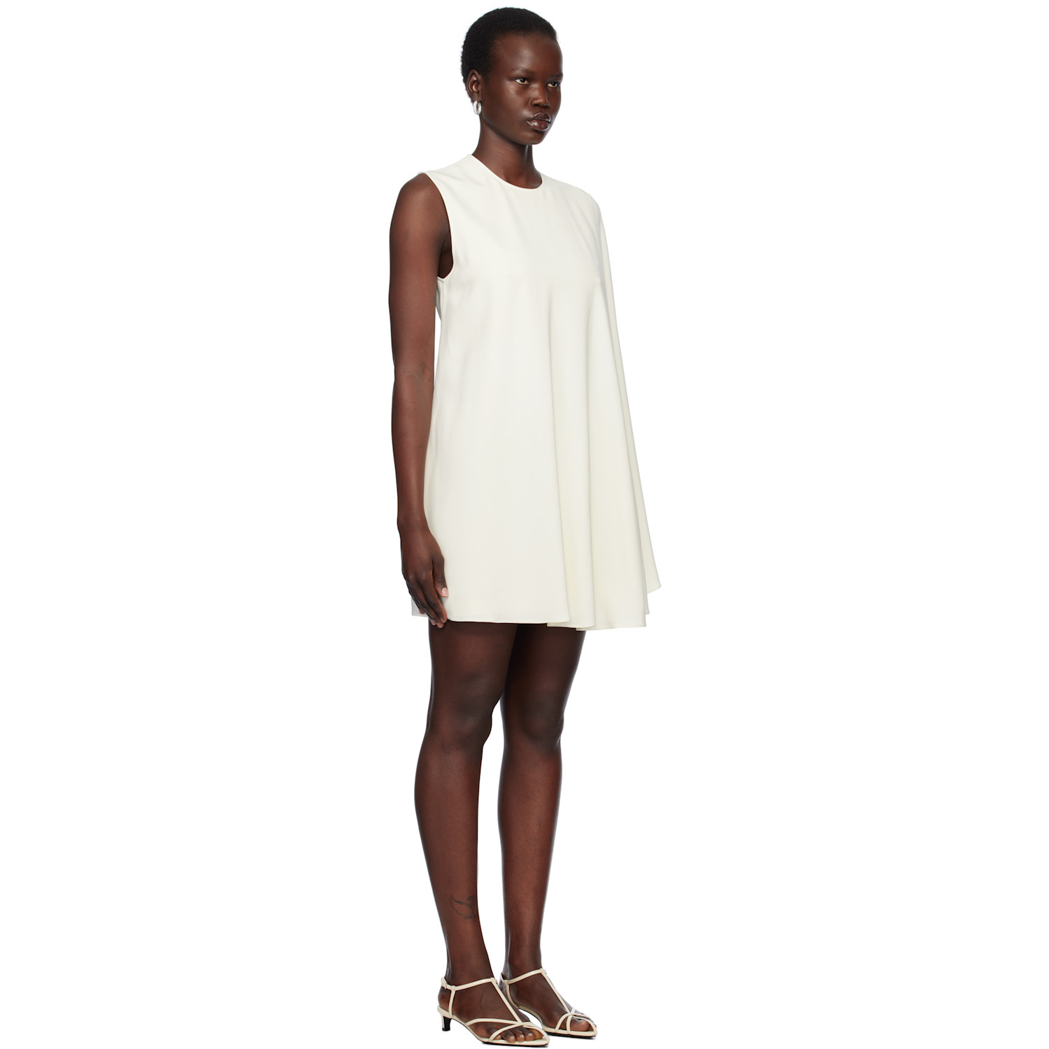  Stella Mccartney White One Sleeve Minidress 