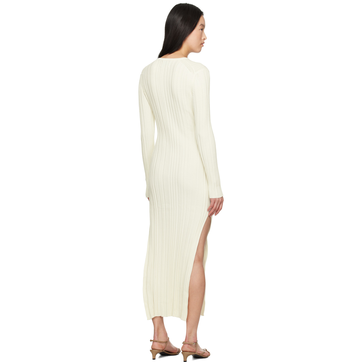  Loulou De Saison Off-white Eldara Maxi Dress 