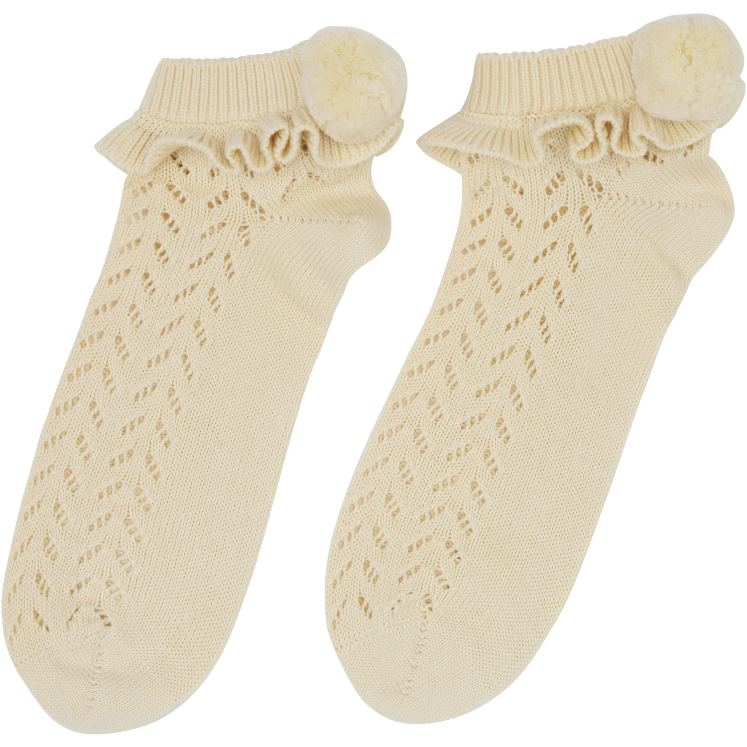  Valentino Beige Cotton Socks 