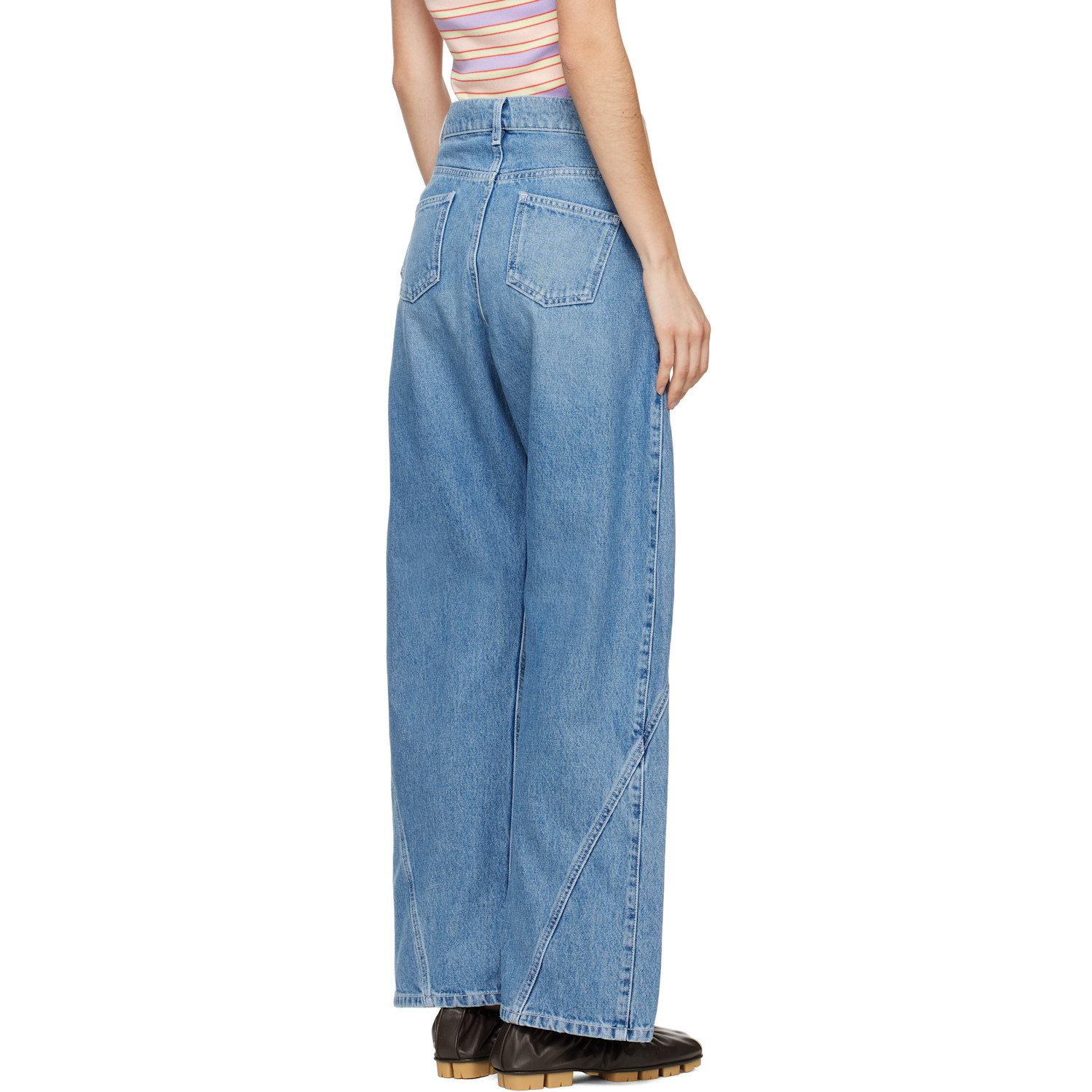  Jw Anderson Blue Twisted Workwear Jeans 