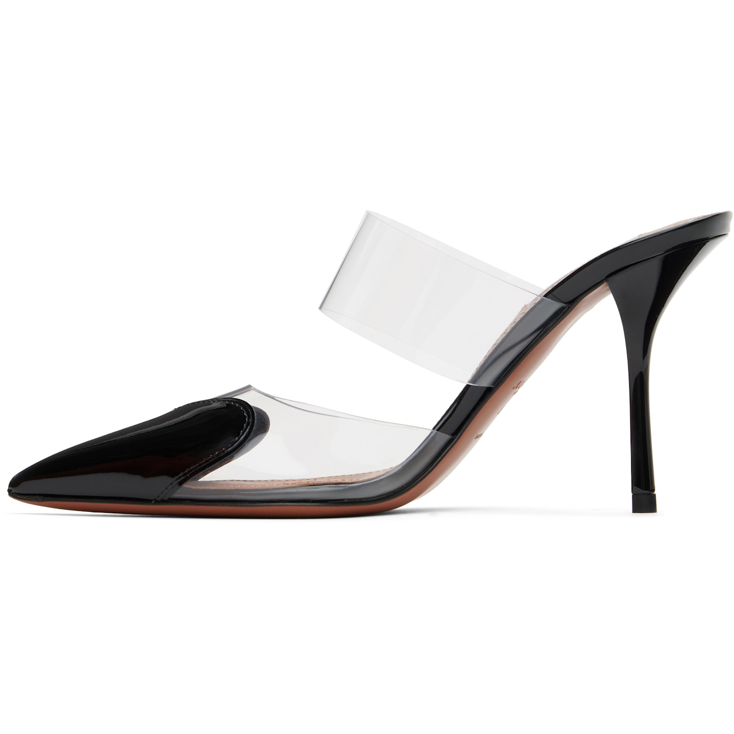  Alaïa Black Le Coeur Mules 
