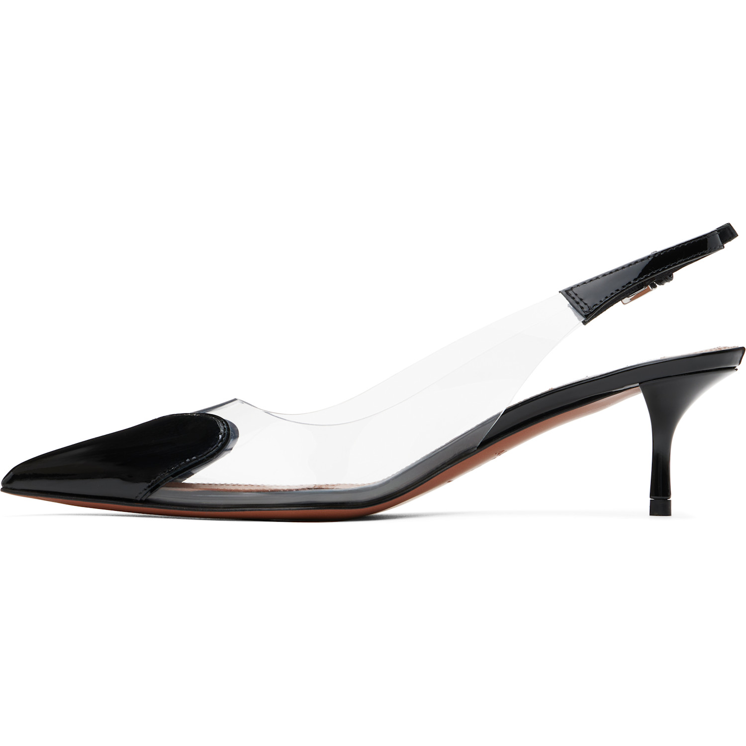  Alaïa Black Le Coeur Slingback Heels 