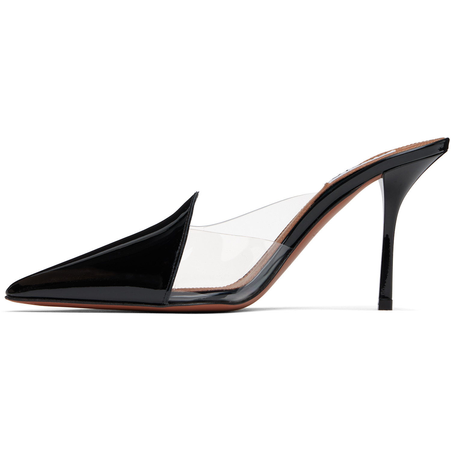  Alaïa Black Calfskin Leather 90 Mules 