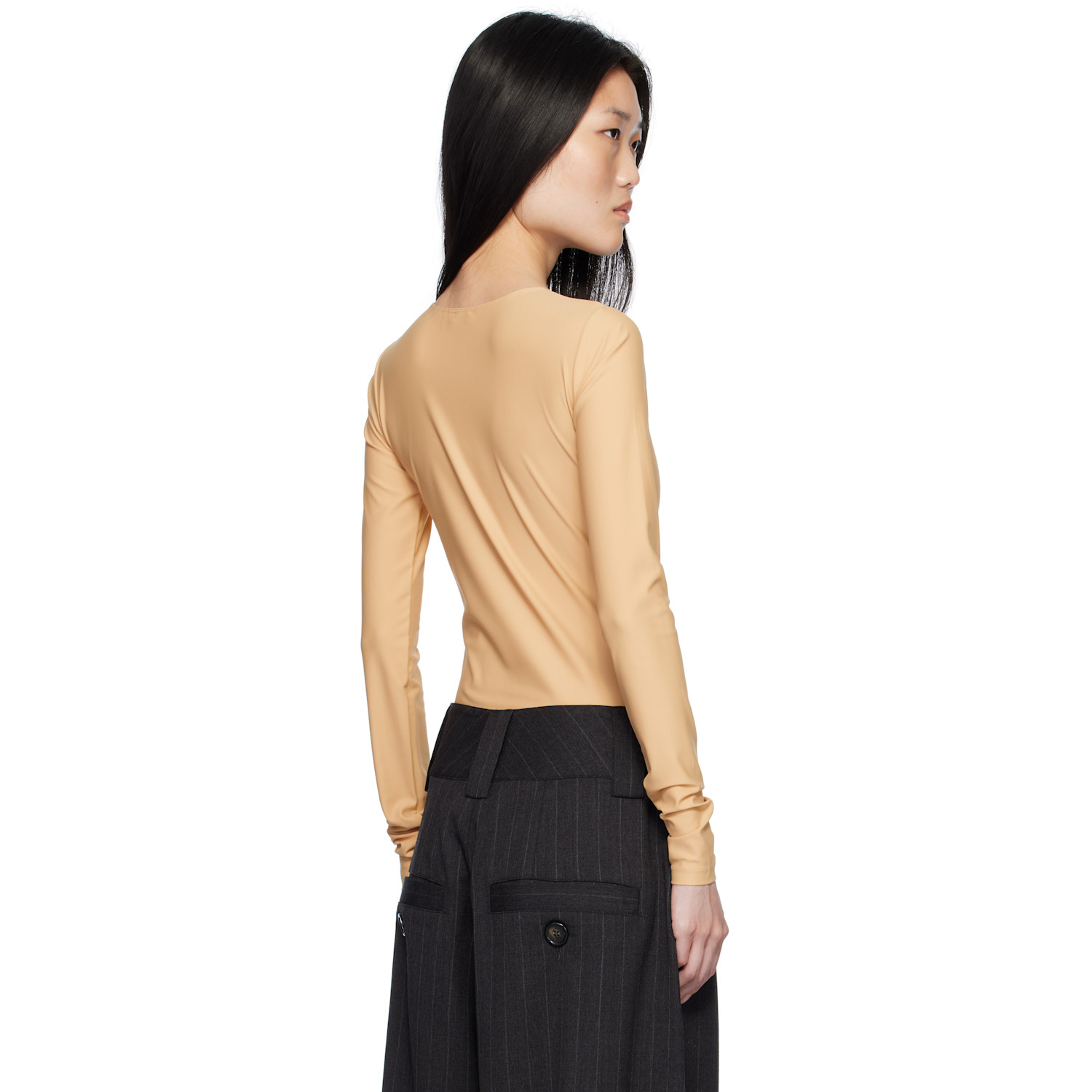  Abra Beige 'body' Bodysuit 
