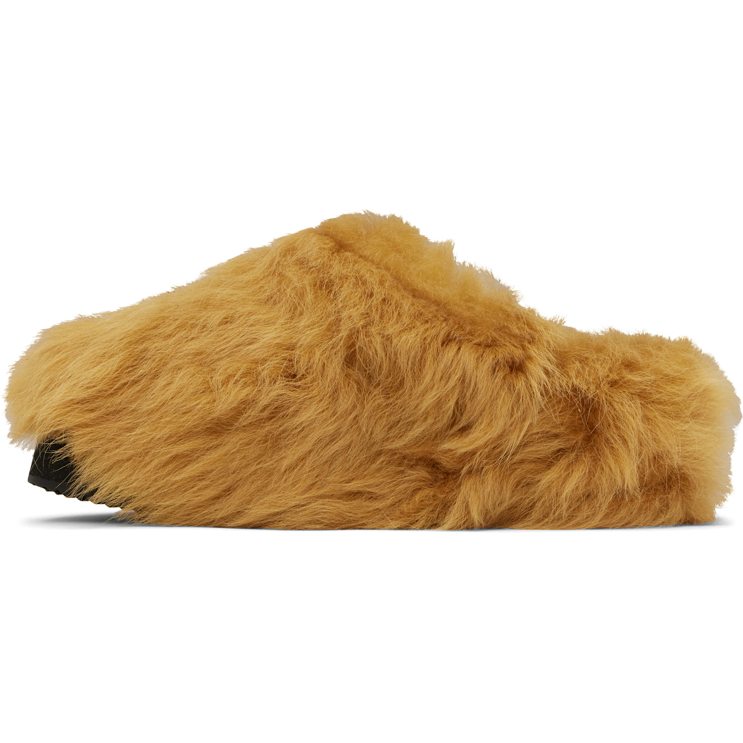  The Attico Tan Mini Robin Sabot Slippers 