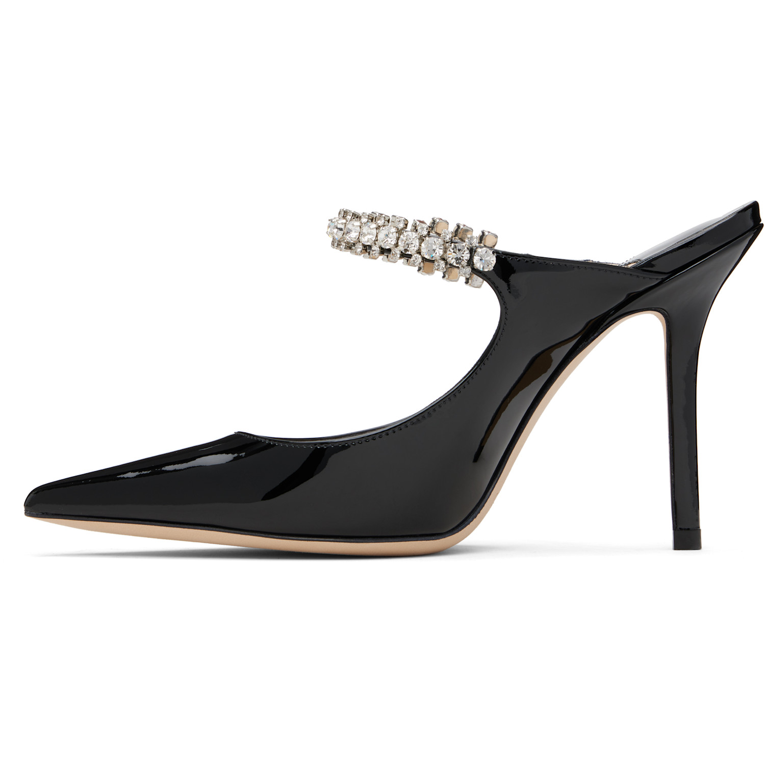  Jimmy Choo Black Bing 100 Mules 