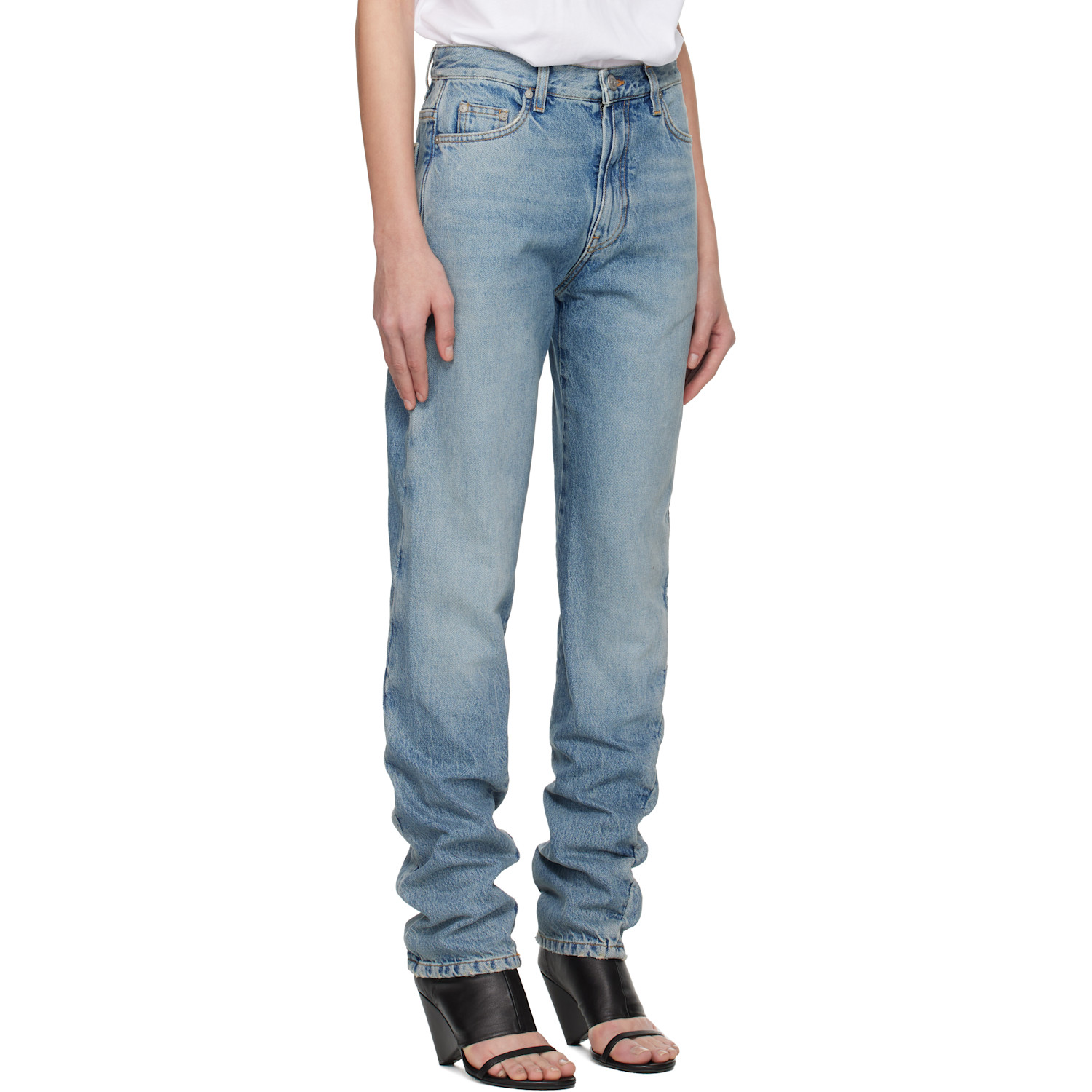  Nvl-garde Blue Straight Leg Jeans 