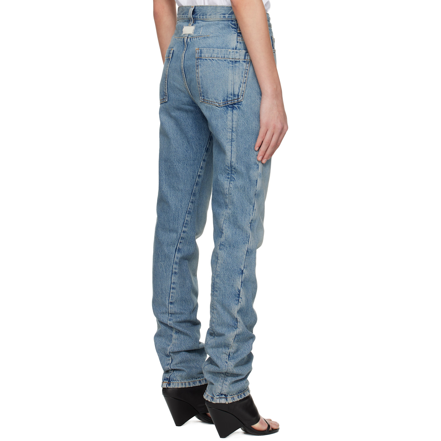  Nvl-garde Blue Straight Leg Jeans 