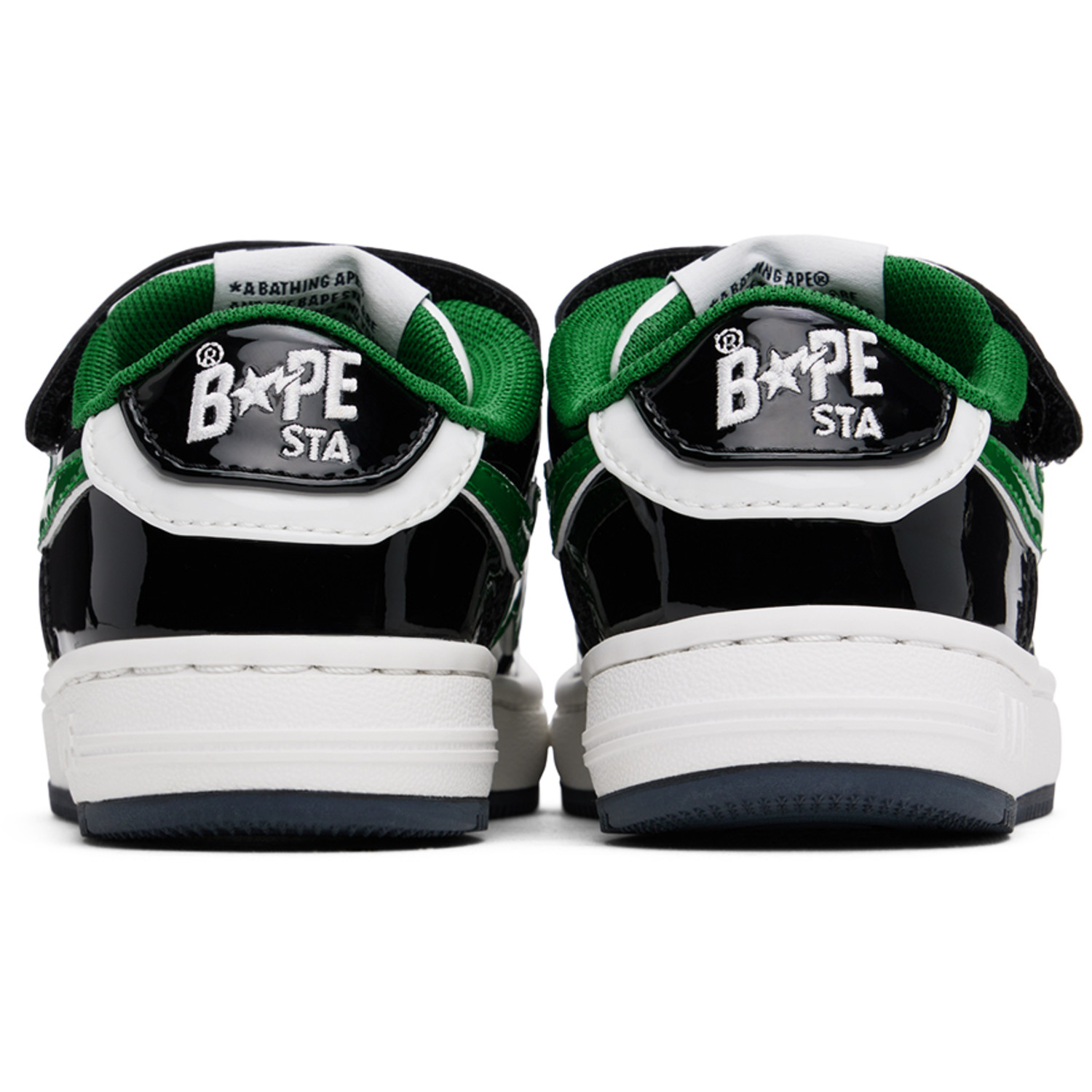  Bape Kids Black & White Sta #2 K2 Sneakers 