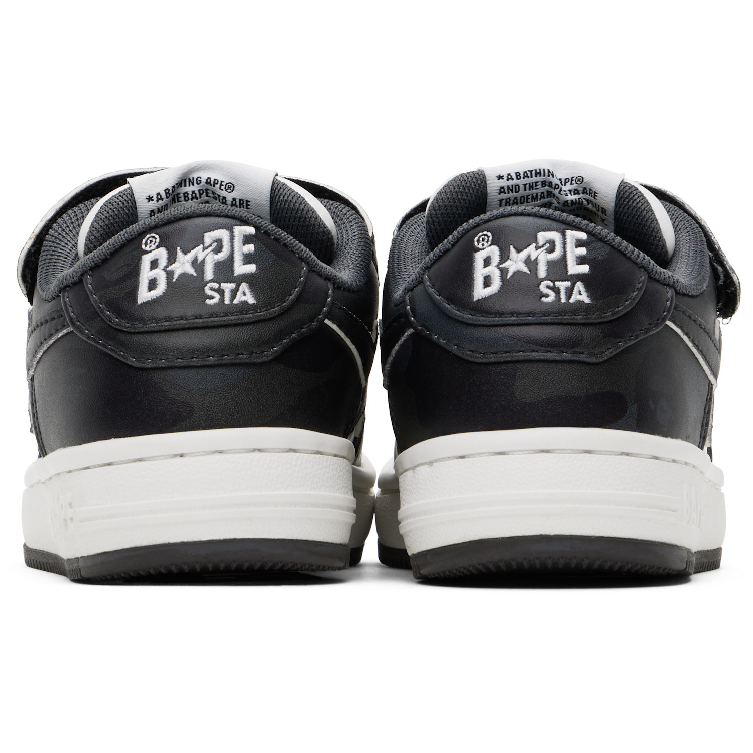  Bape Kids Black Sta #1 Sneakers 