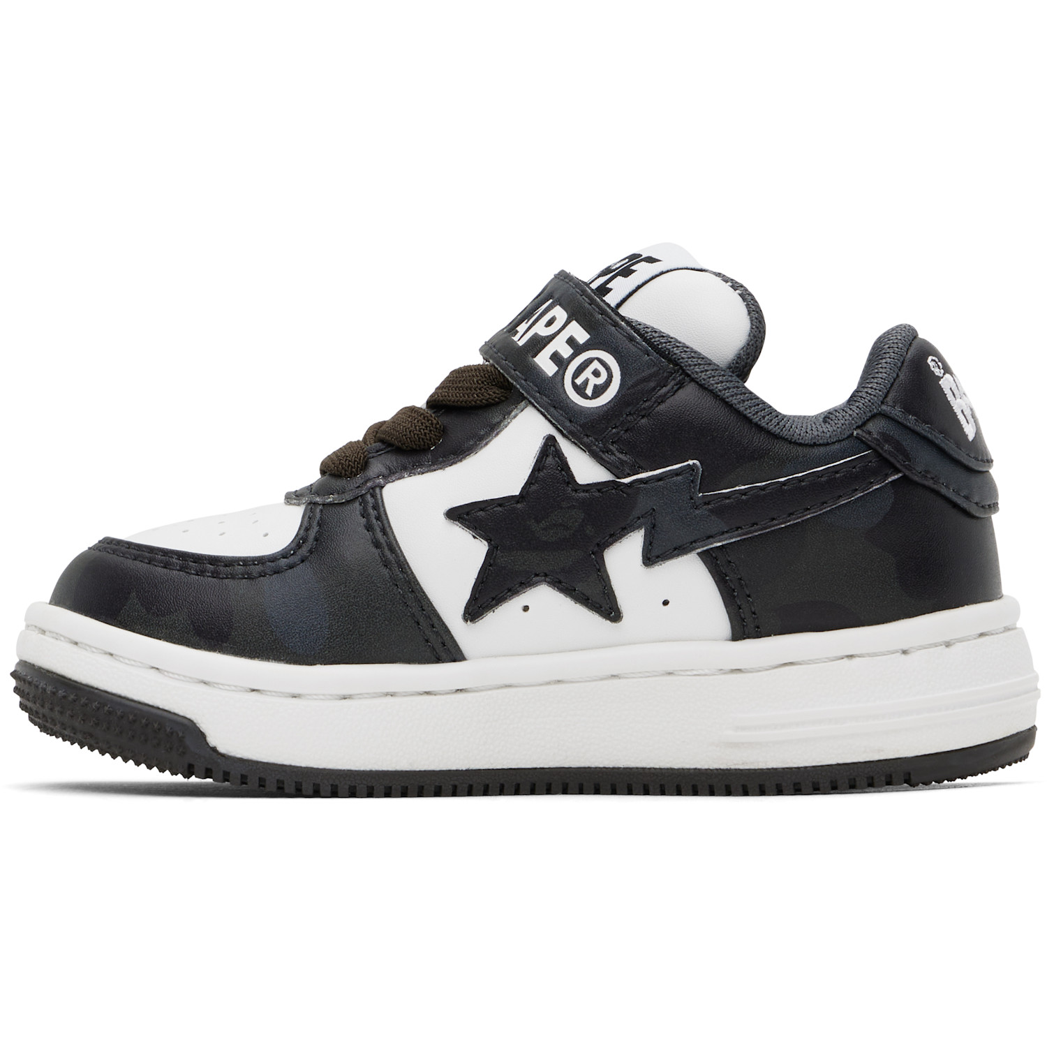  Bape Kids Black Sta #1 Sneakers 